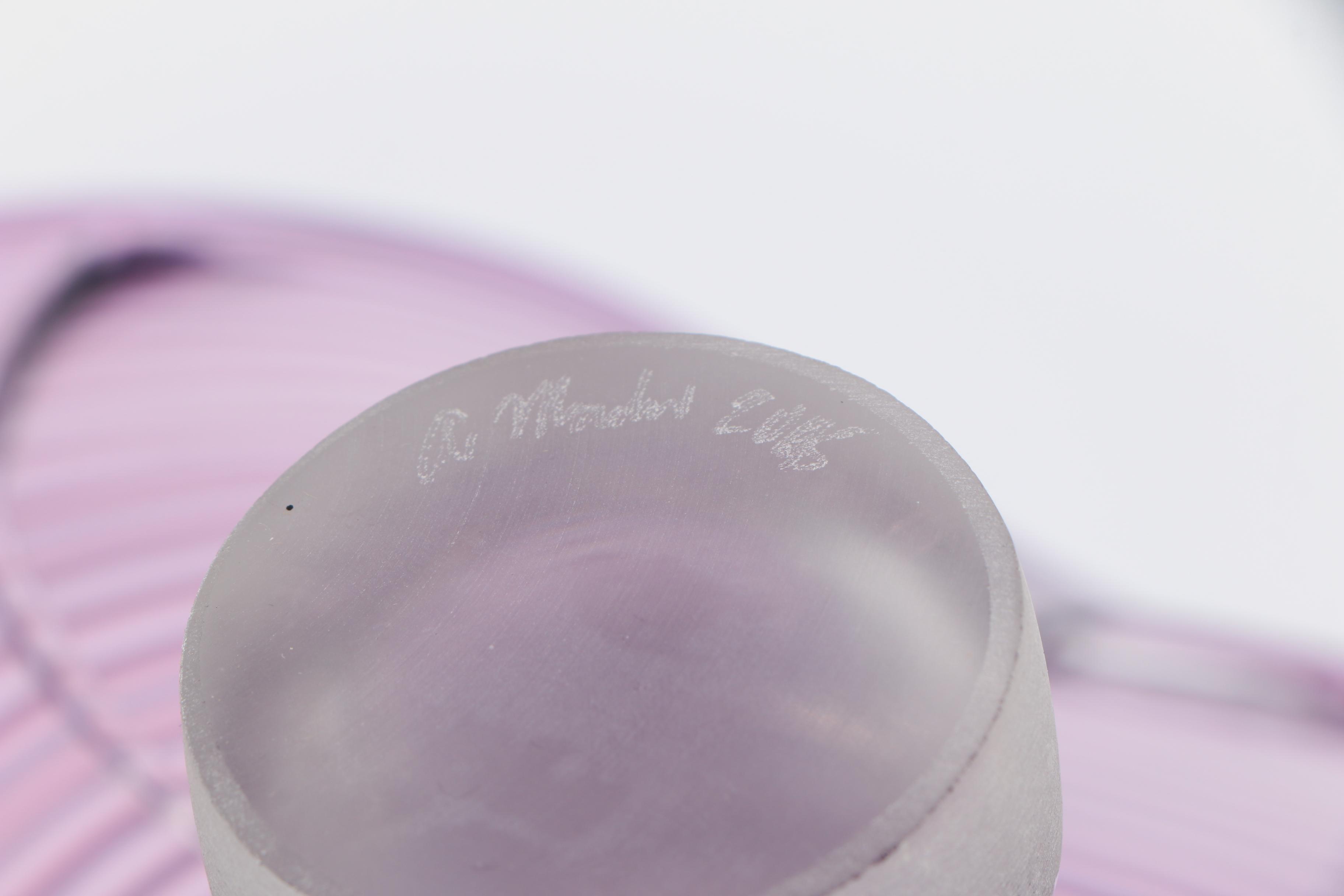 Andrew Madvin Axiom Glass Art Glass Botanical Wall Sculpture