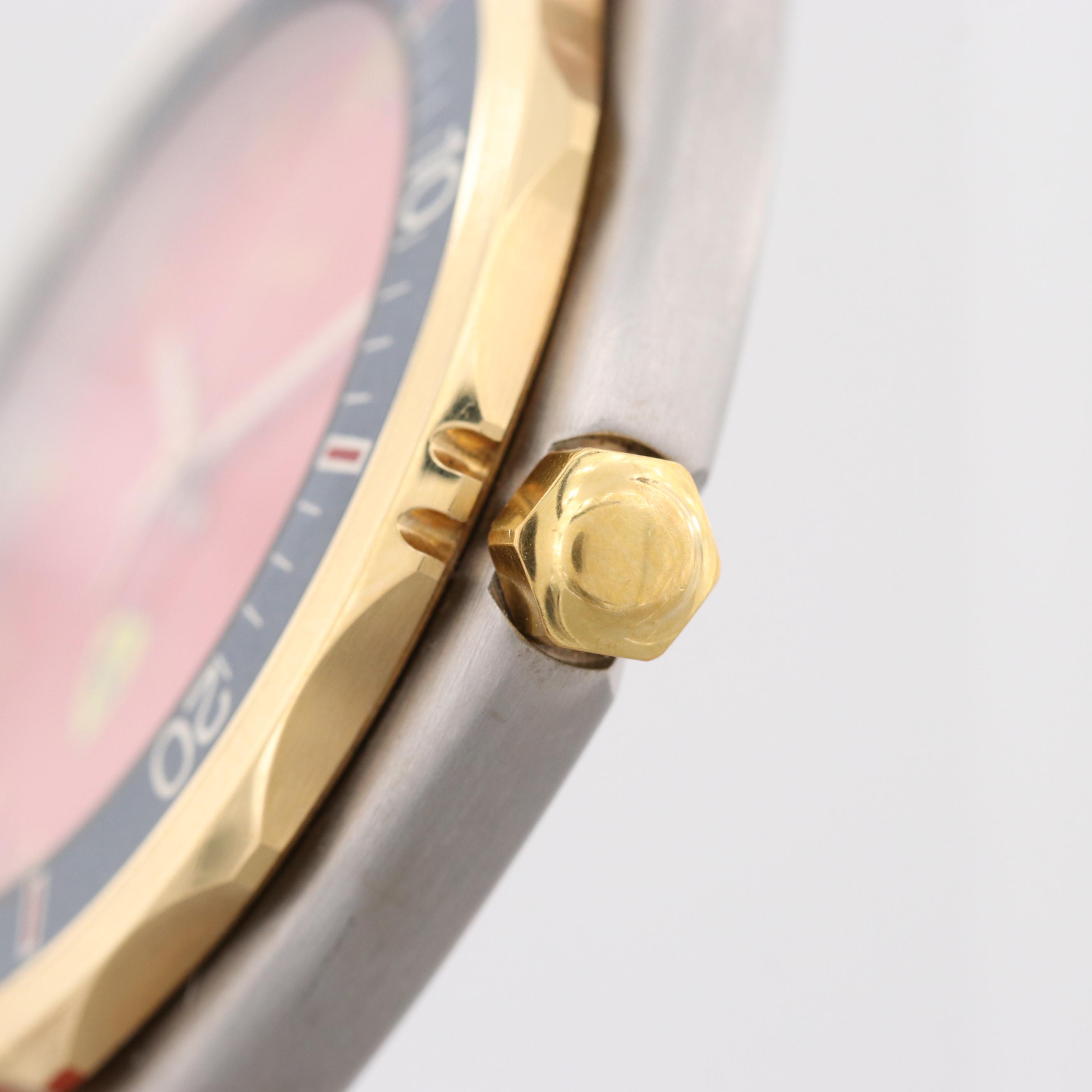 Vintage Ferrari Formula Stainless Steel Quartz Watch By Cartier