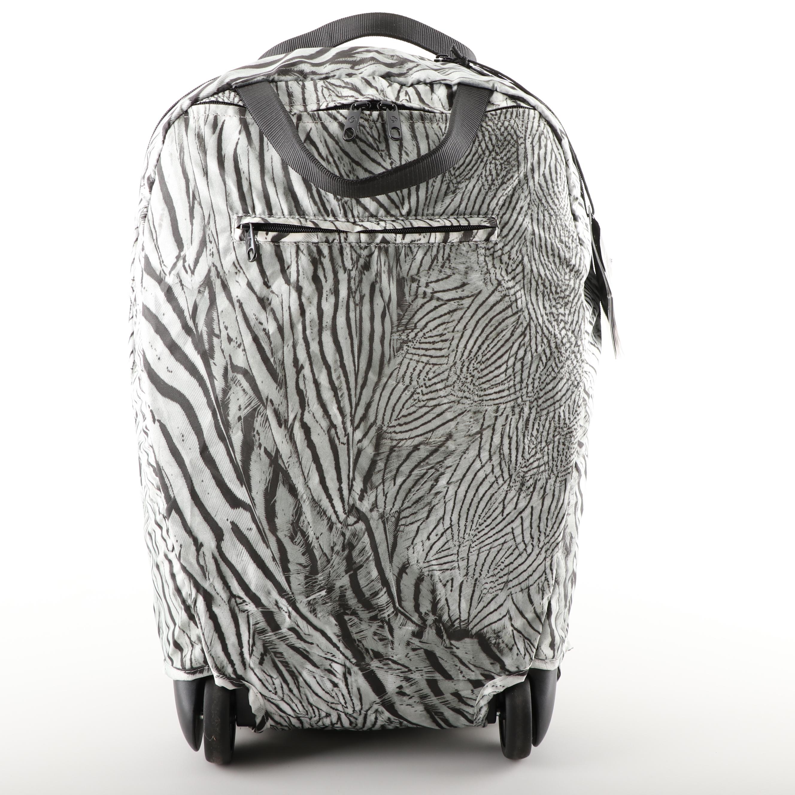 Alexander McQueen For Samsonite Black Label Luggage Suite with Embossed Leather