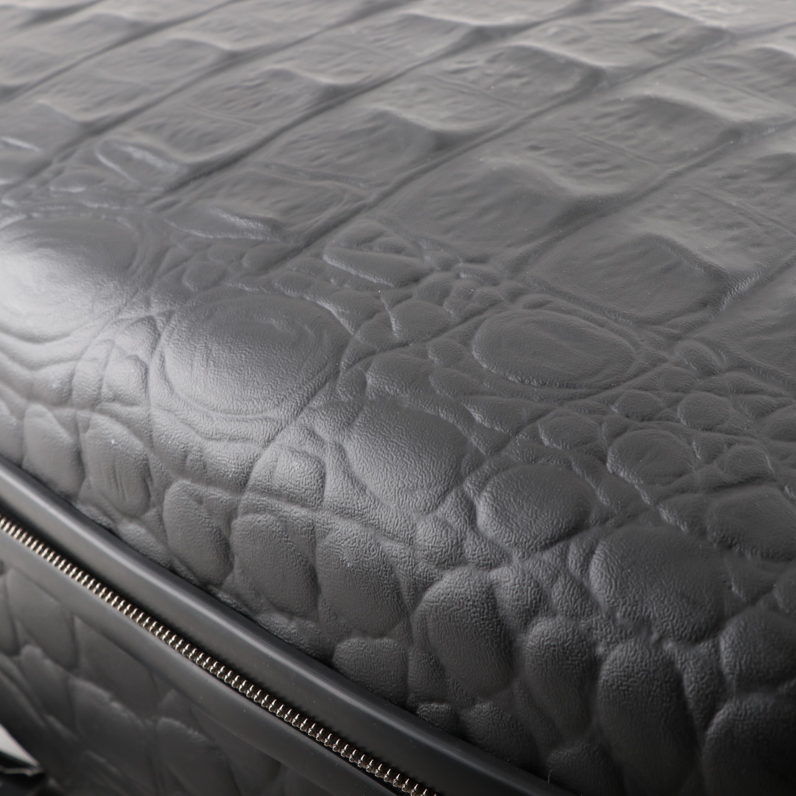 Alexander McQueen For Samsonite Black Label Luggage Suite with Embossed Leather