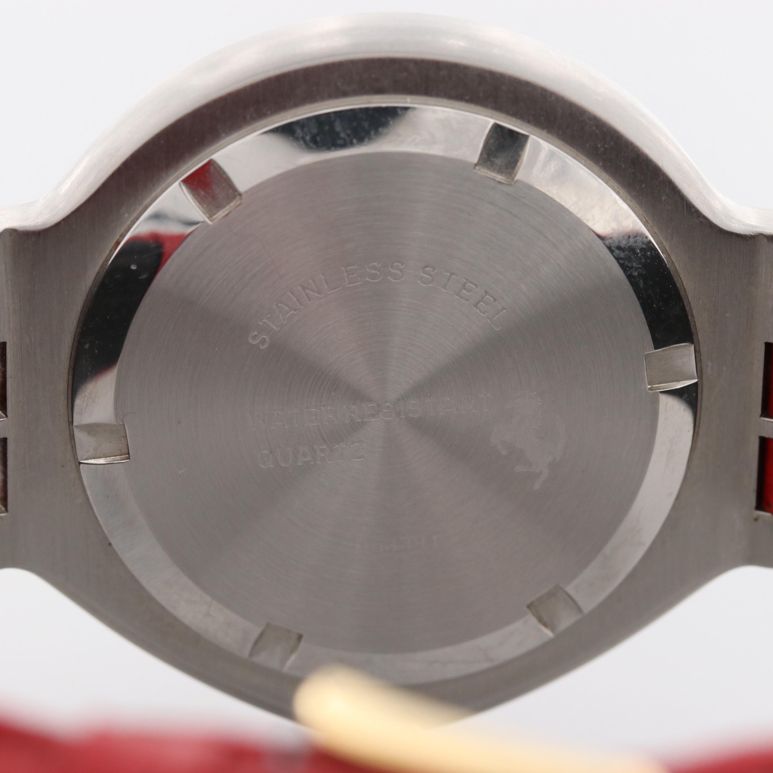 Vintage Ferrari Formula Stainless Steel Quartz Watch By Cartier