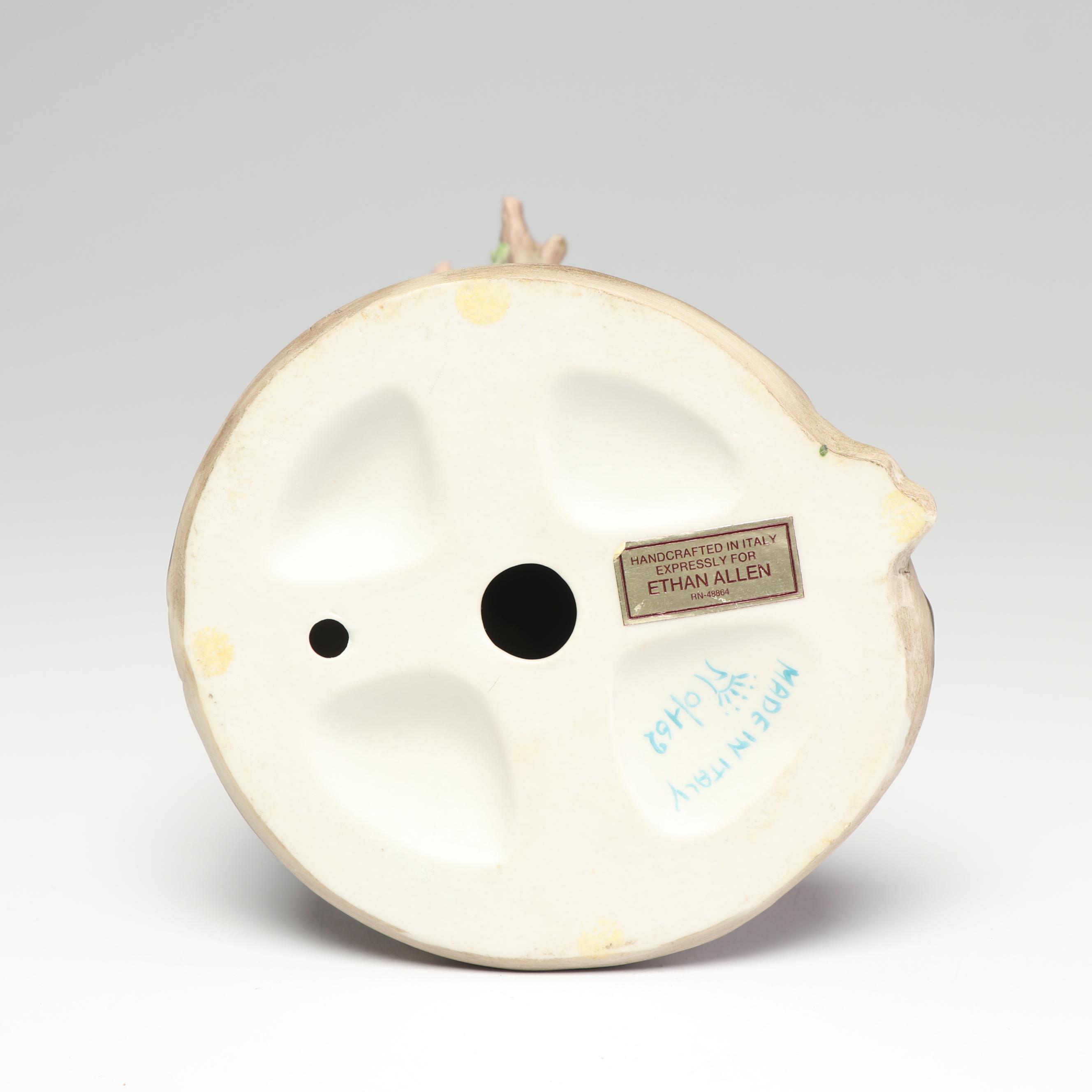 Ethan Allen Italian Porcelain Figurine