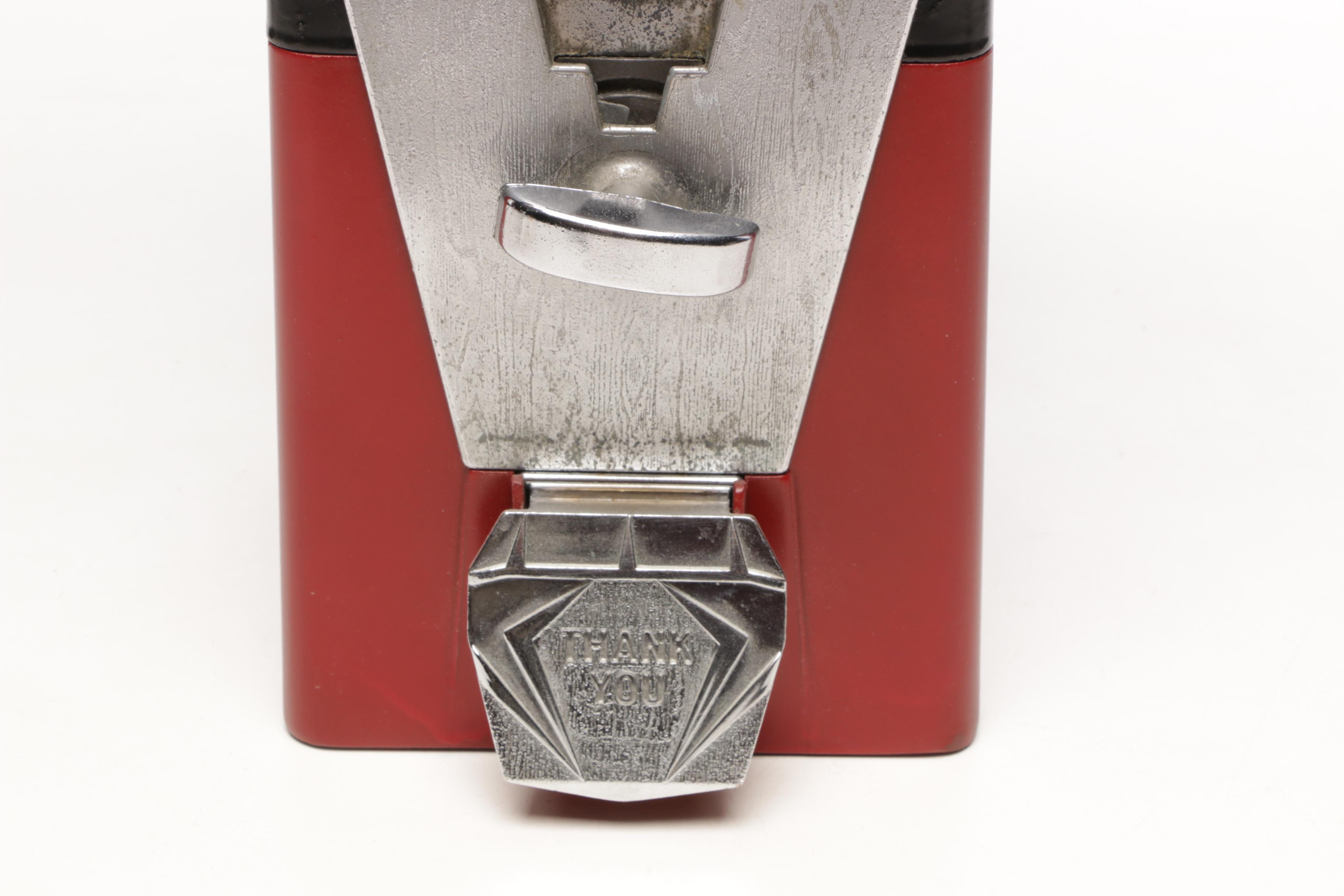 Baseball Table Top Gumball Machine