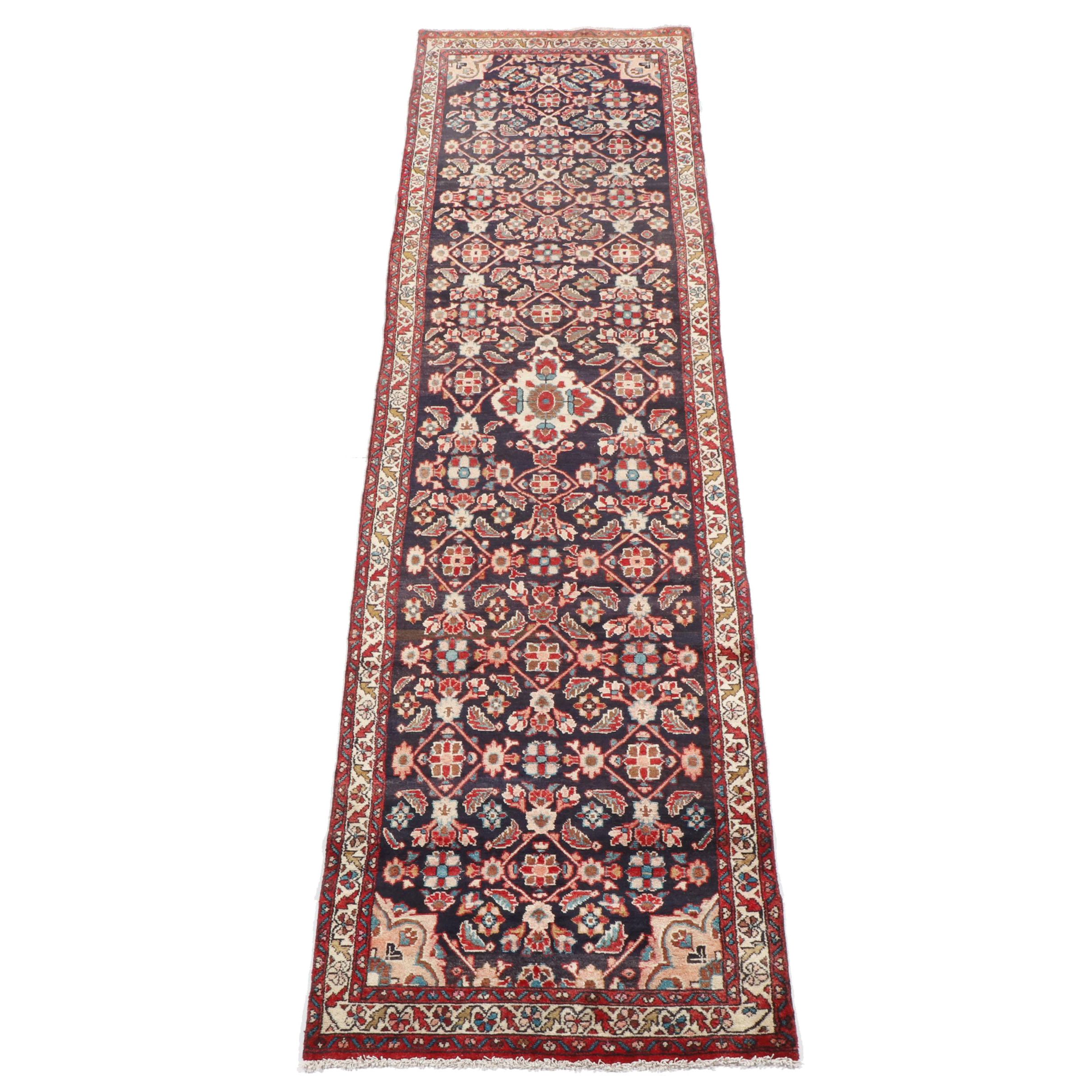 Hand-Knotted Persian Darajezine Wool Rug