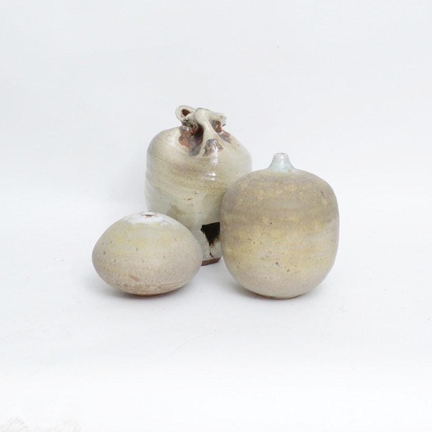 Thrown Stoneware Vases