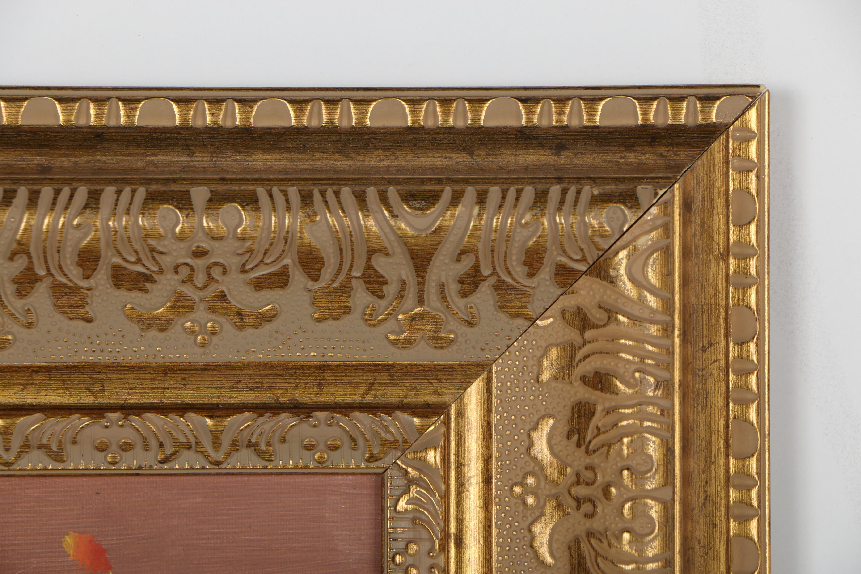 Martin Oil Painting of a Floral Still Life