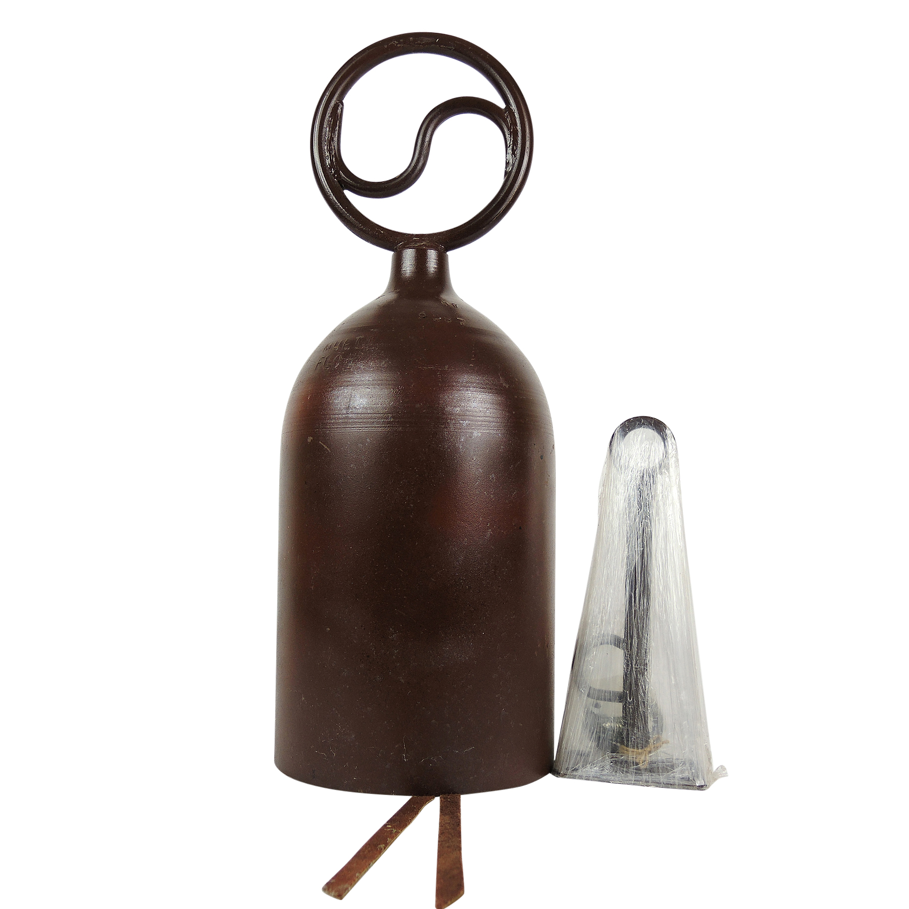Outdoor Cast Iron Garden Dinner Bell and Hanger