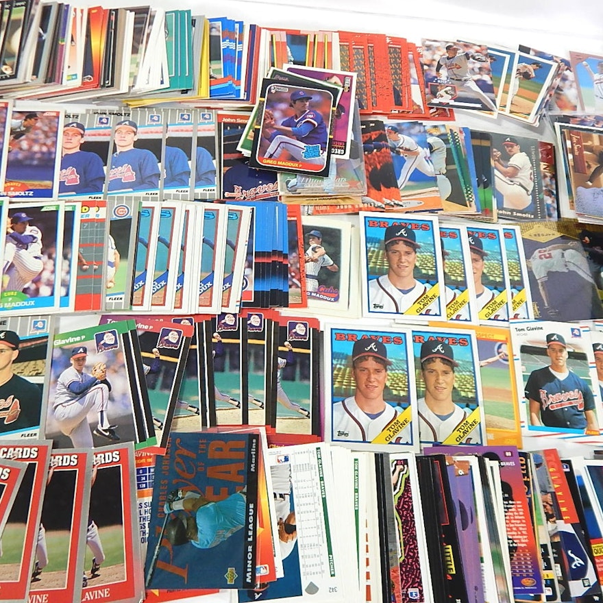 Hall of Fame Atlanta Braves Baseball Pitchers Card Collection