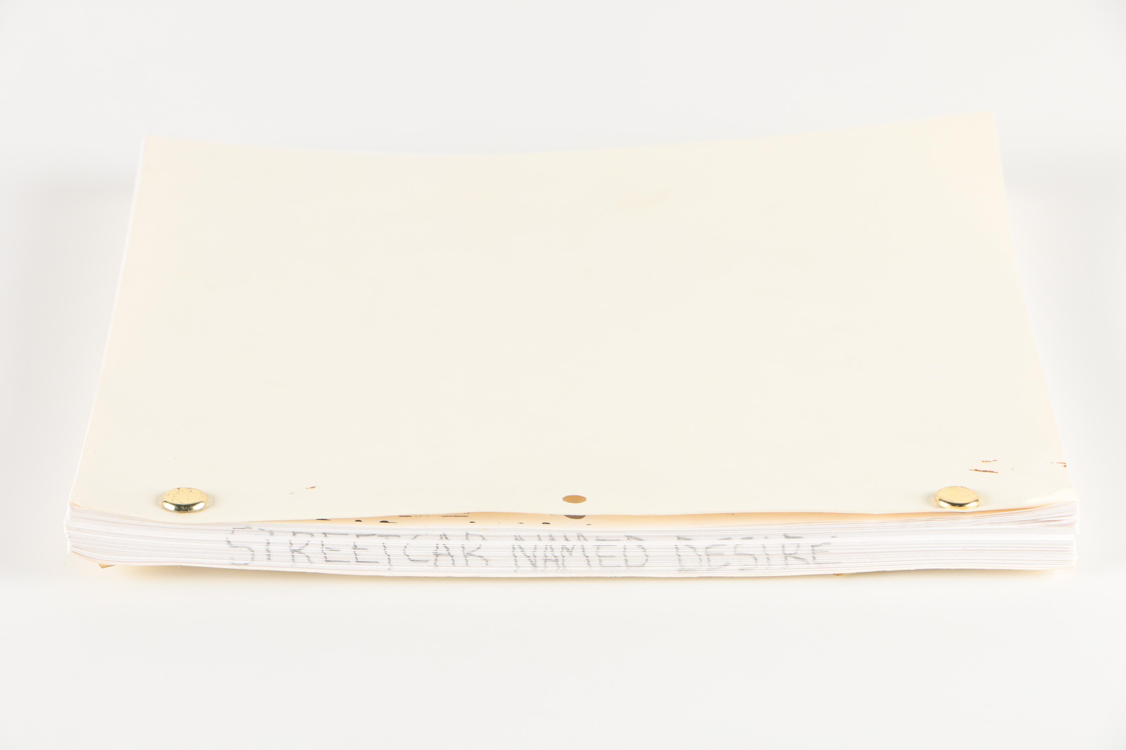 "A Streetcar Named Desire" Screenplay by Tennessee Williams