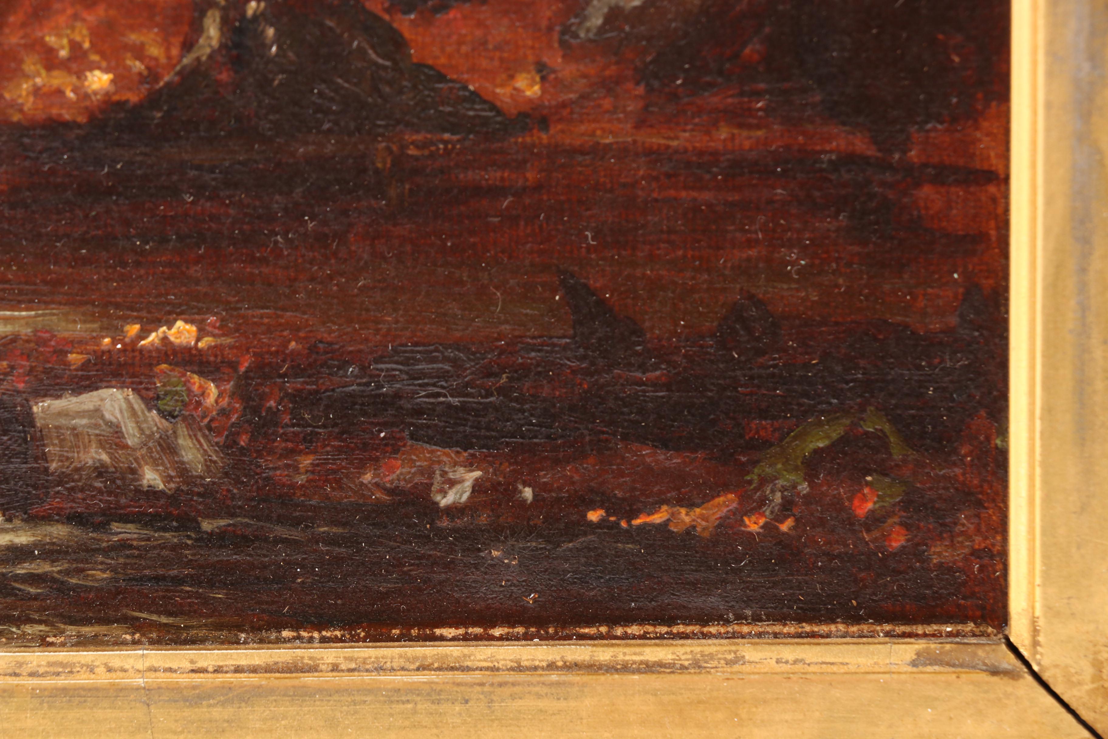 Landscape Oil Painting Attributed to Benjamin Champney