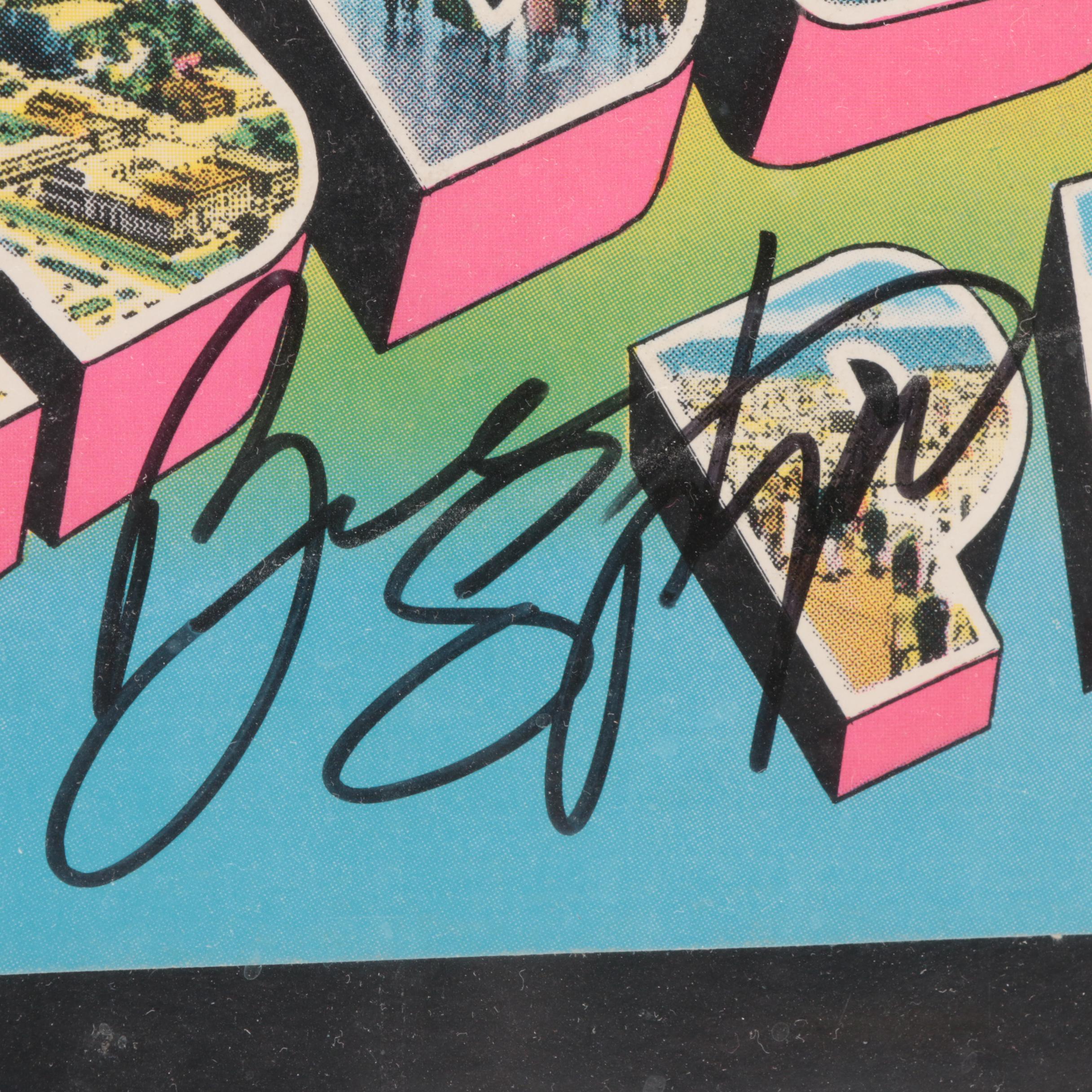 Bruce Springsteen Signed "Greetings From Asbury Park" Framed Album Cover