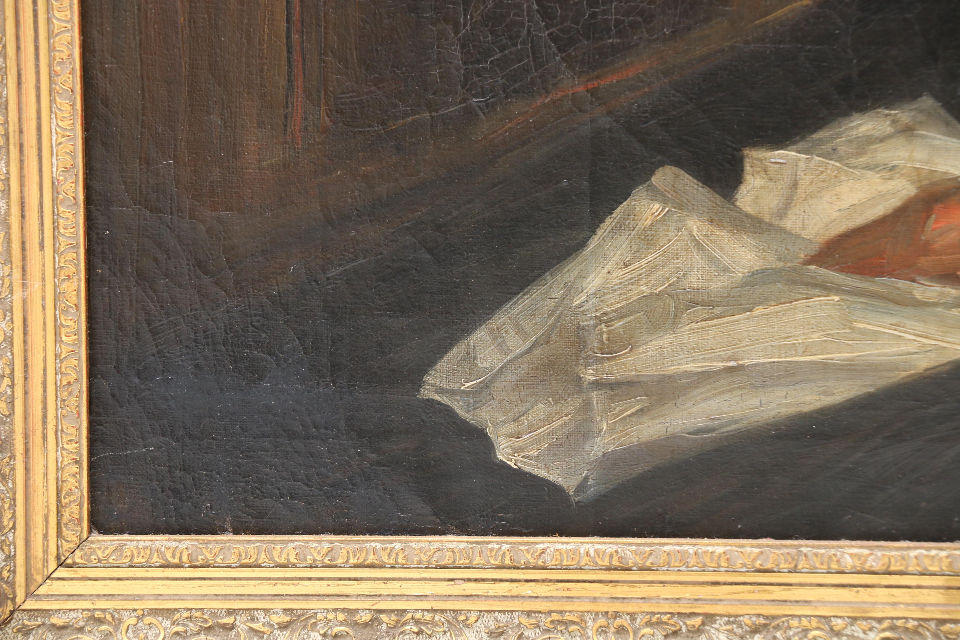 Elizabeth Nourse Oil Painting "Two Ladies with Small Painting"