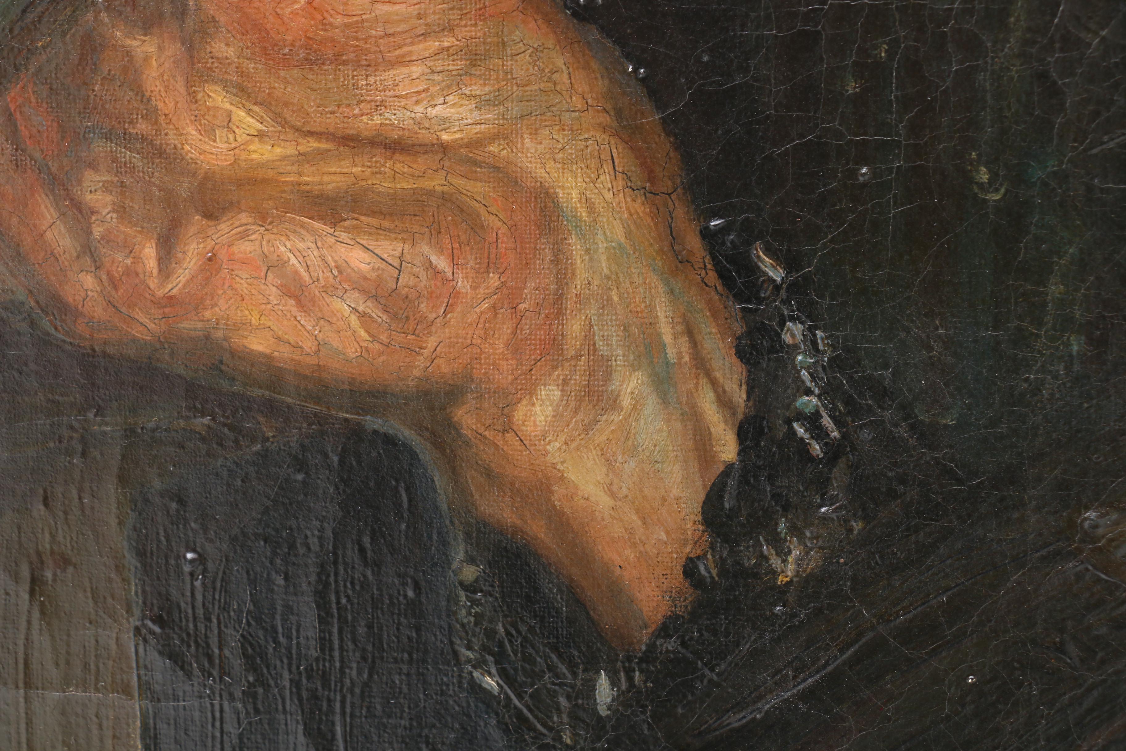 Elizabeth Nourse Oil Painting "Two Ladies with Small Painting"