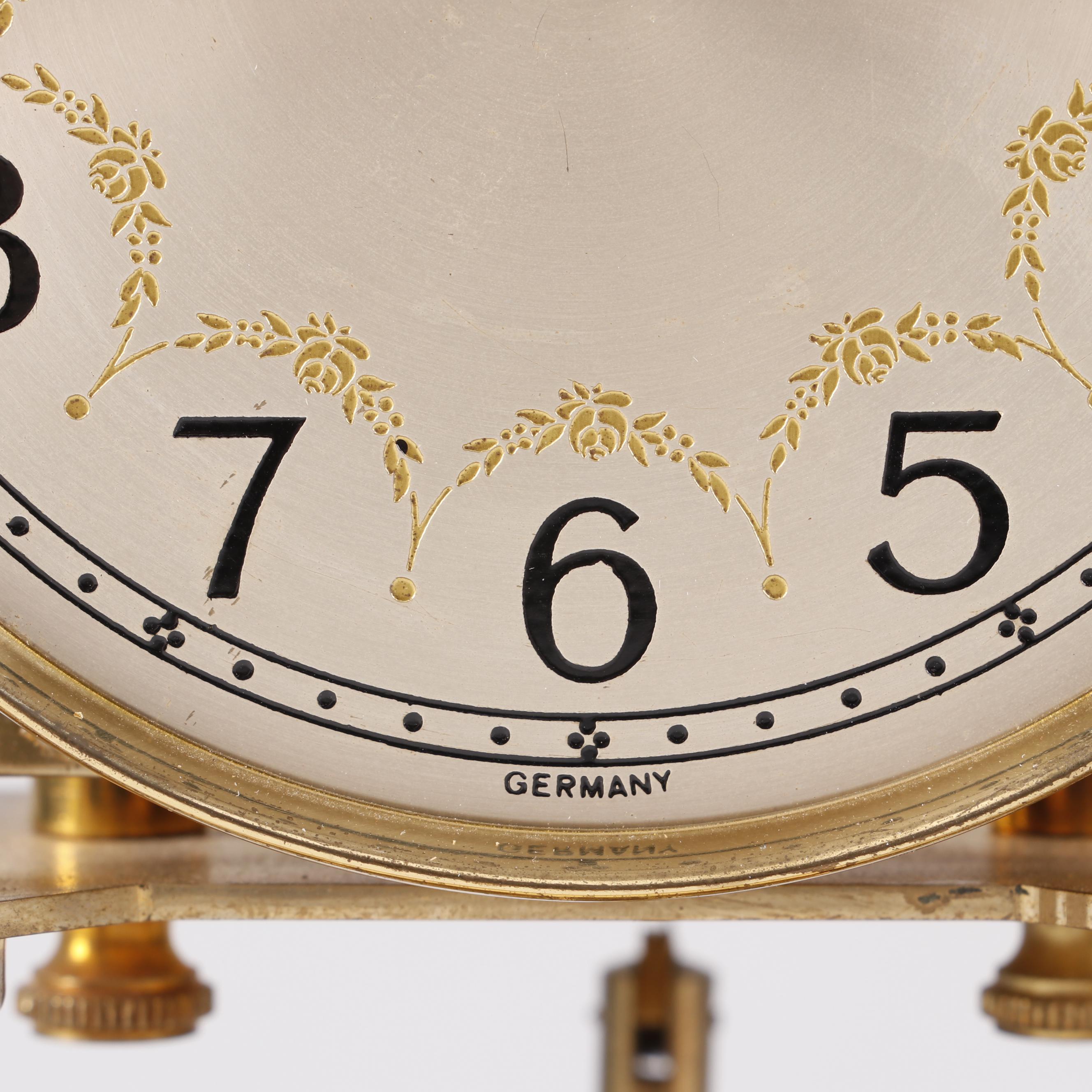 Schatz Anniversary 400 Day Clock with Glass Dome, 1954