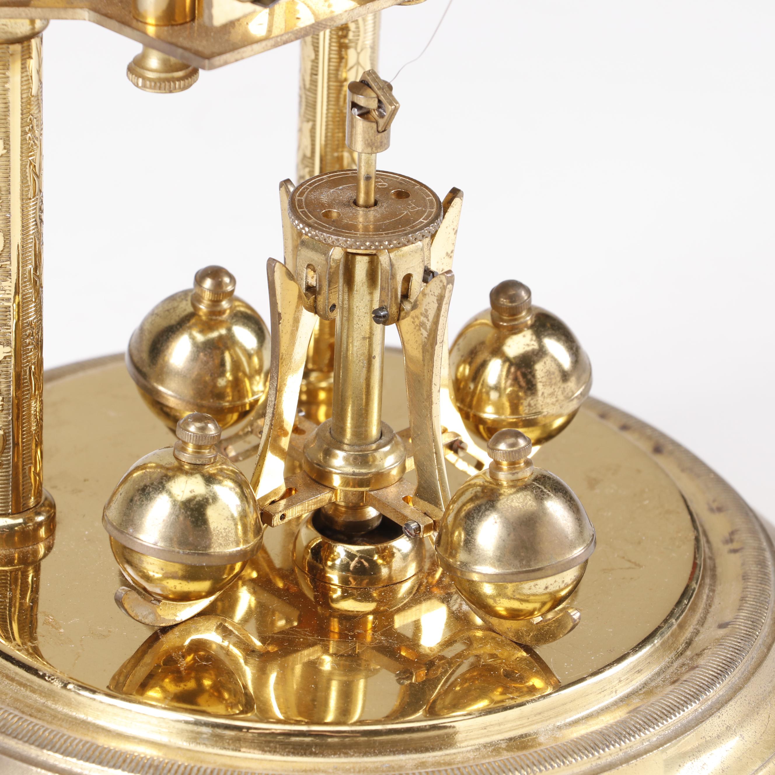 Schatz Anniversary 400 Day Clock with Glass Dome, 1954