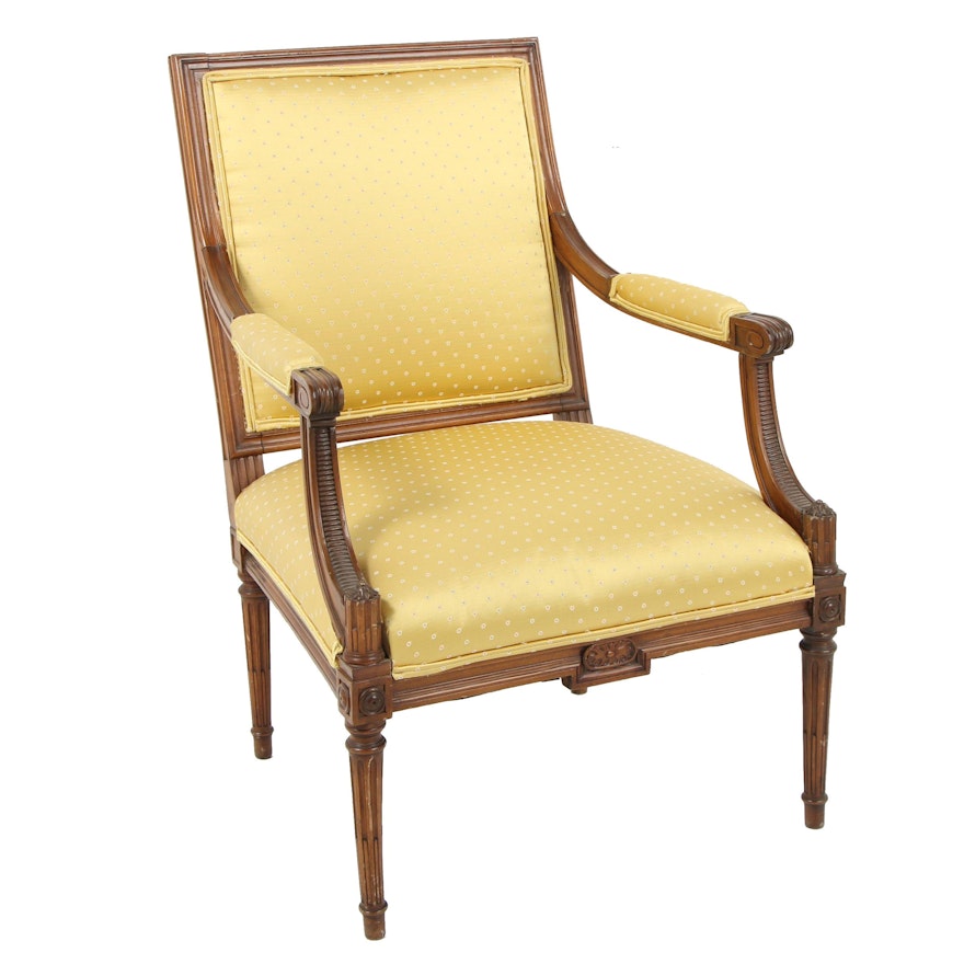 Neoclassical Style Armchair, Mid 20th Century