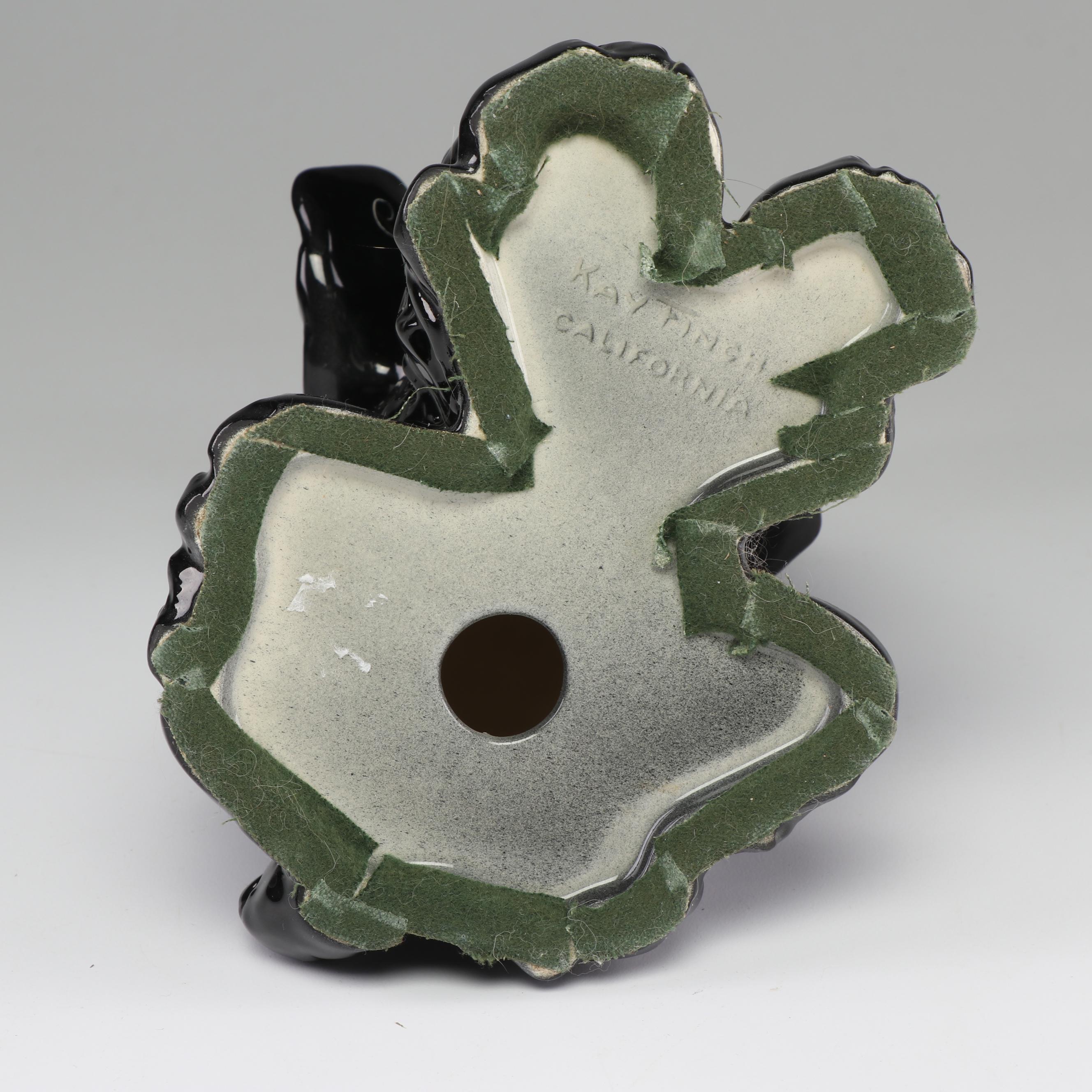 Ceramic Dog Figurines Featuring Kay Finch Spaniel, Mid 20th Century