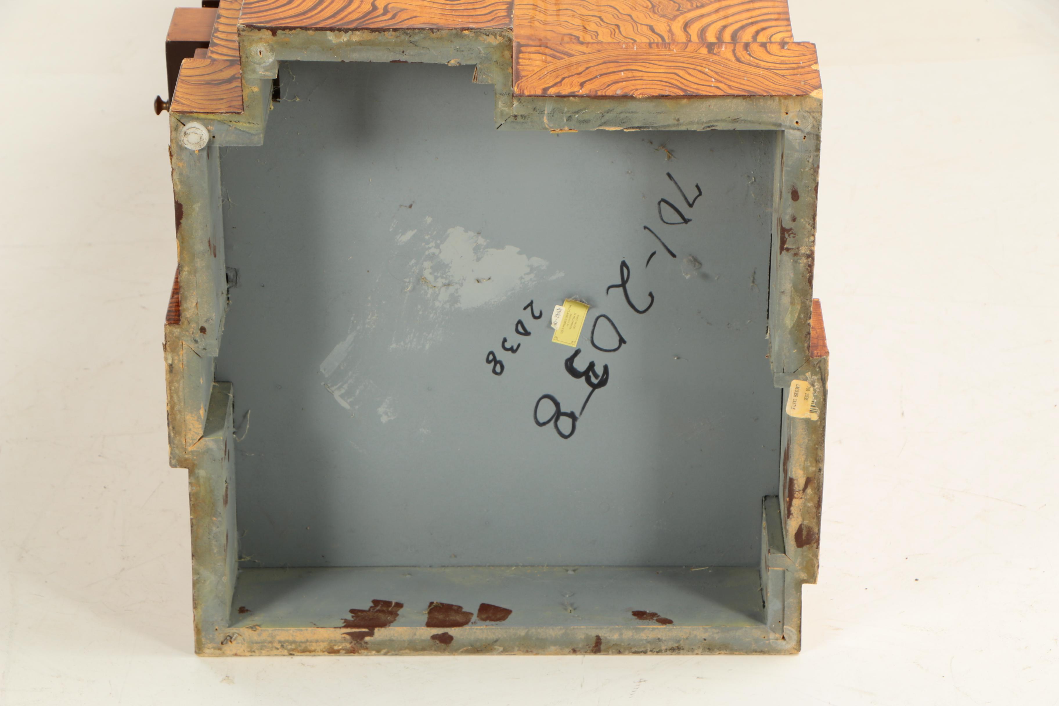 Maitland-Smith Art Deco Style Grain-Painted "Skyscraper" Cabinet