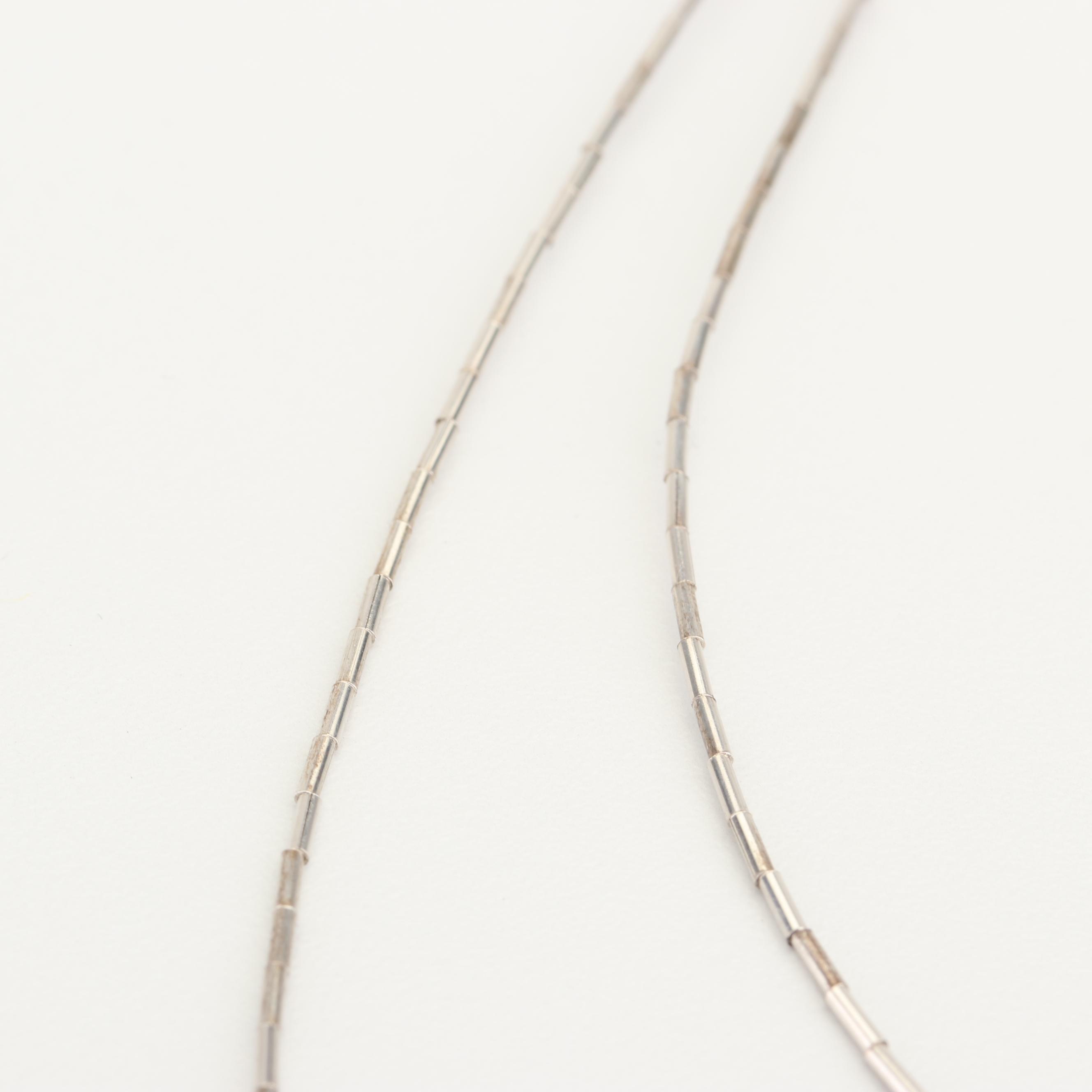 Sterling Silver Gemstone Necklaces