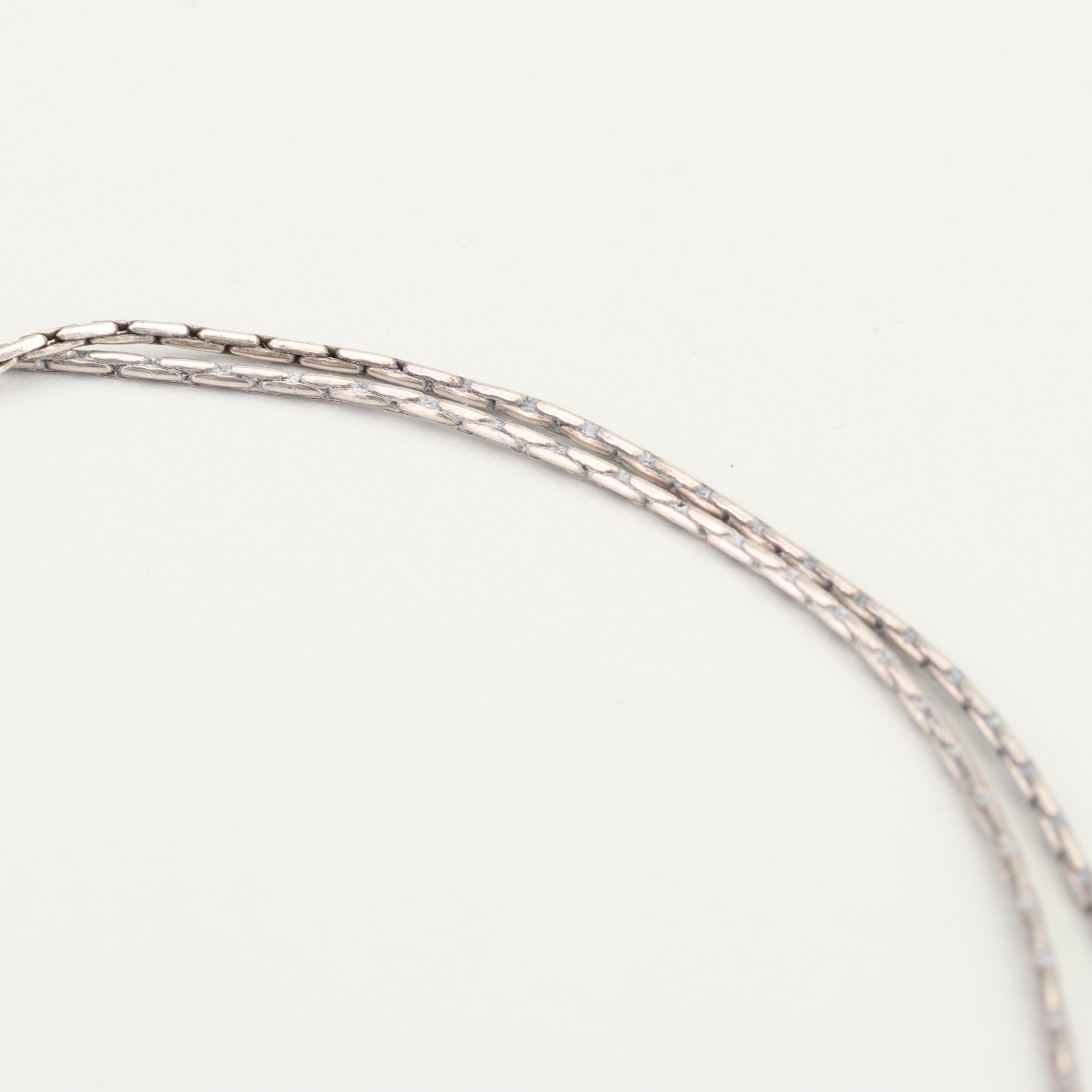 Sterling Silver Gemstone Necklaces