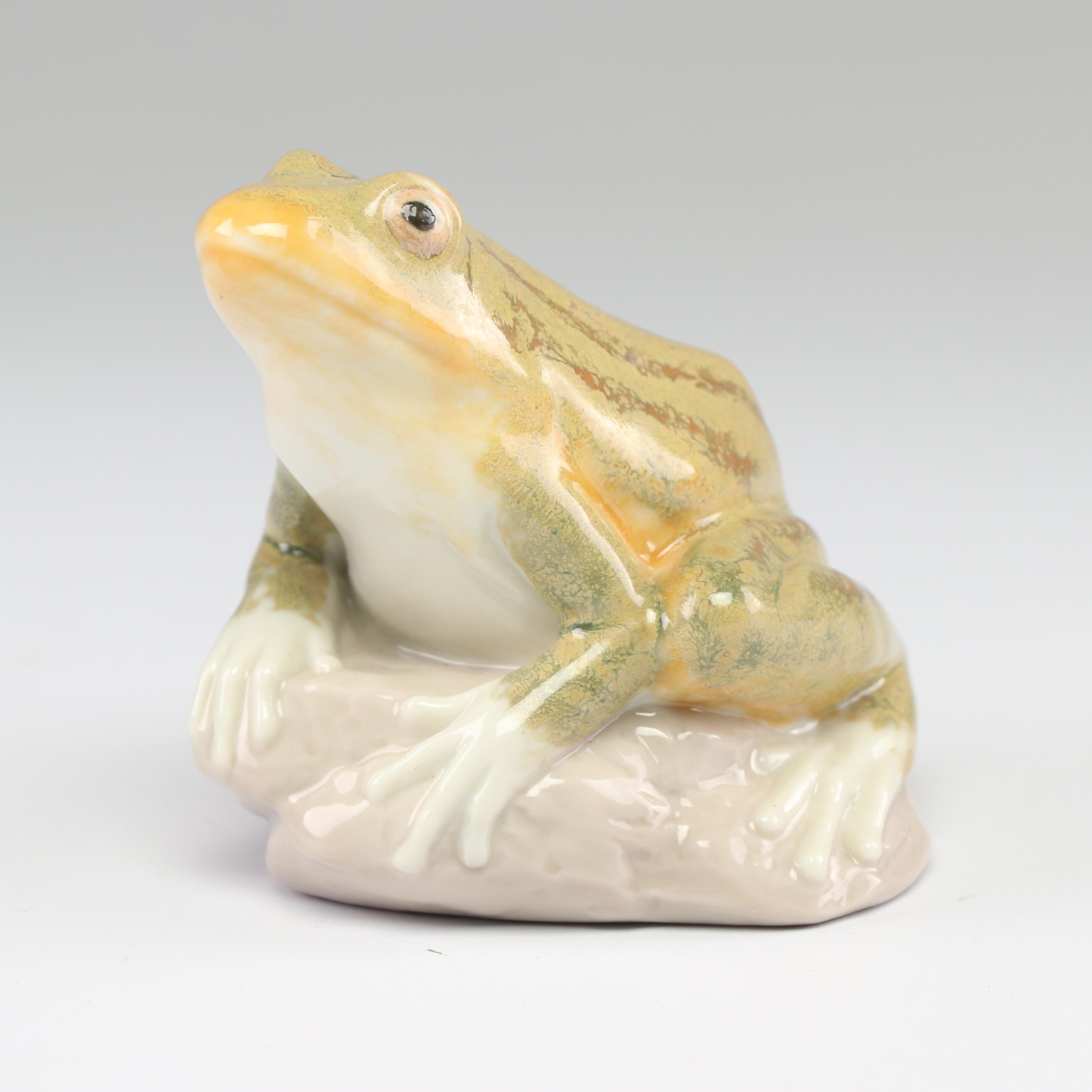 Lladró Porcelain Frog Figurine