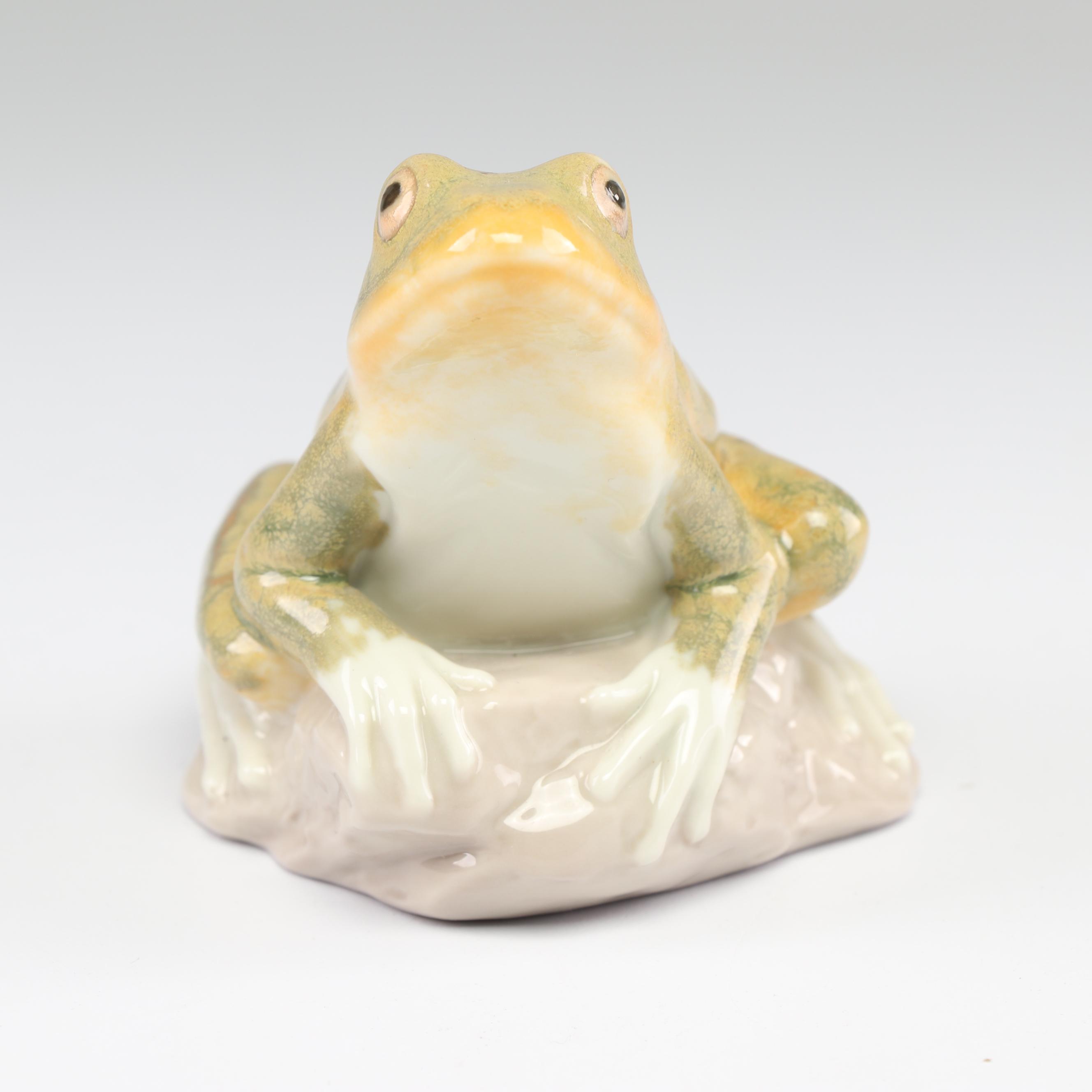 Lladró Porcelain Frog Figurine
