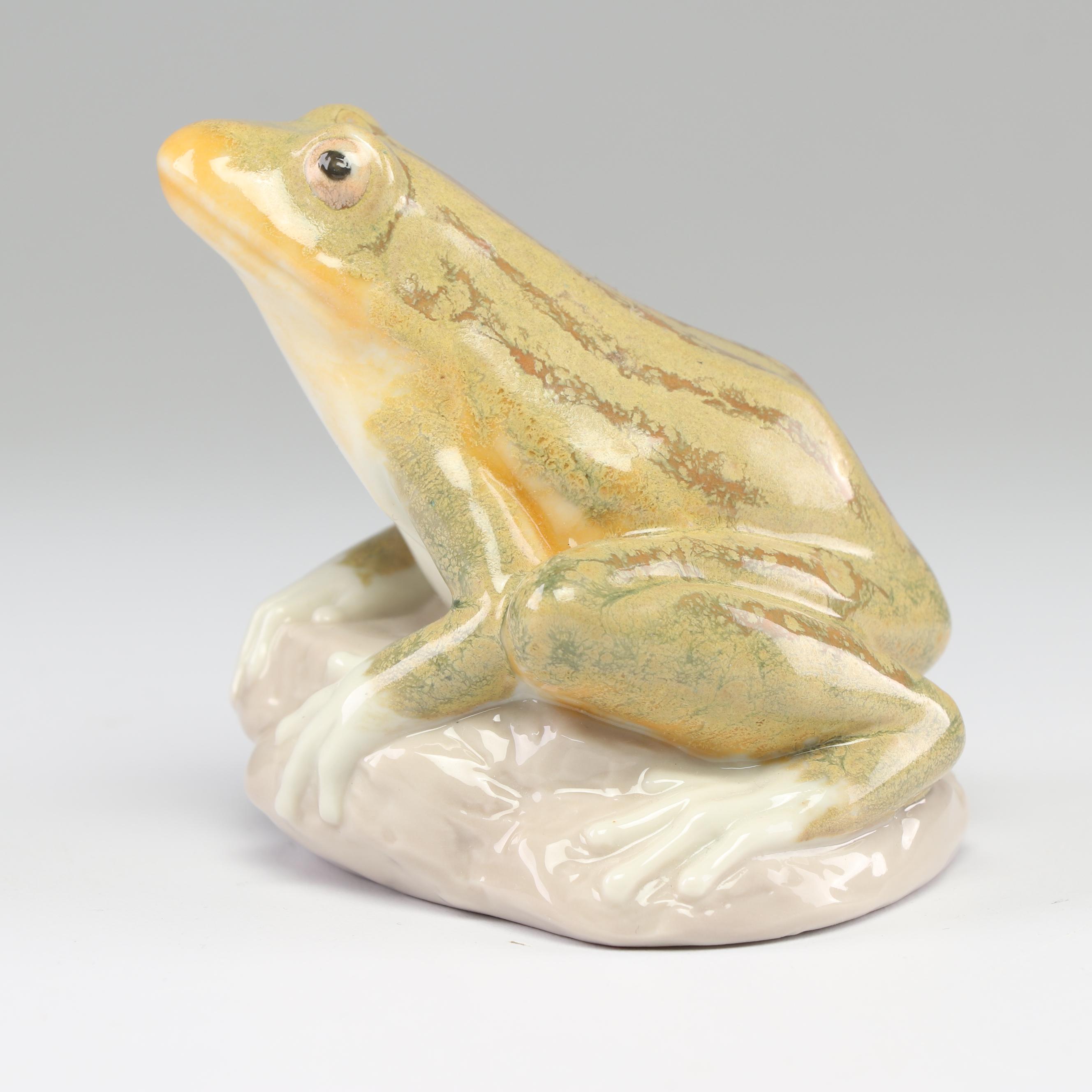 Lladró Porcelain Frog Figurine