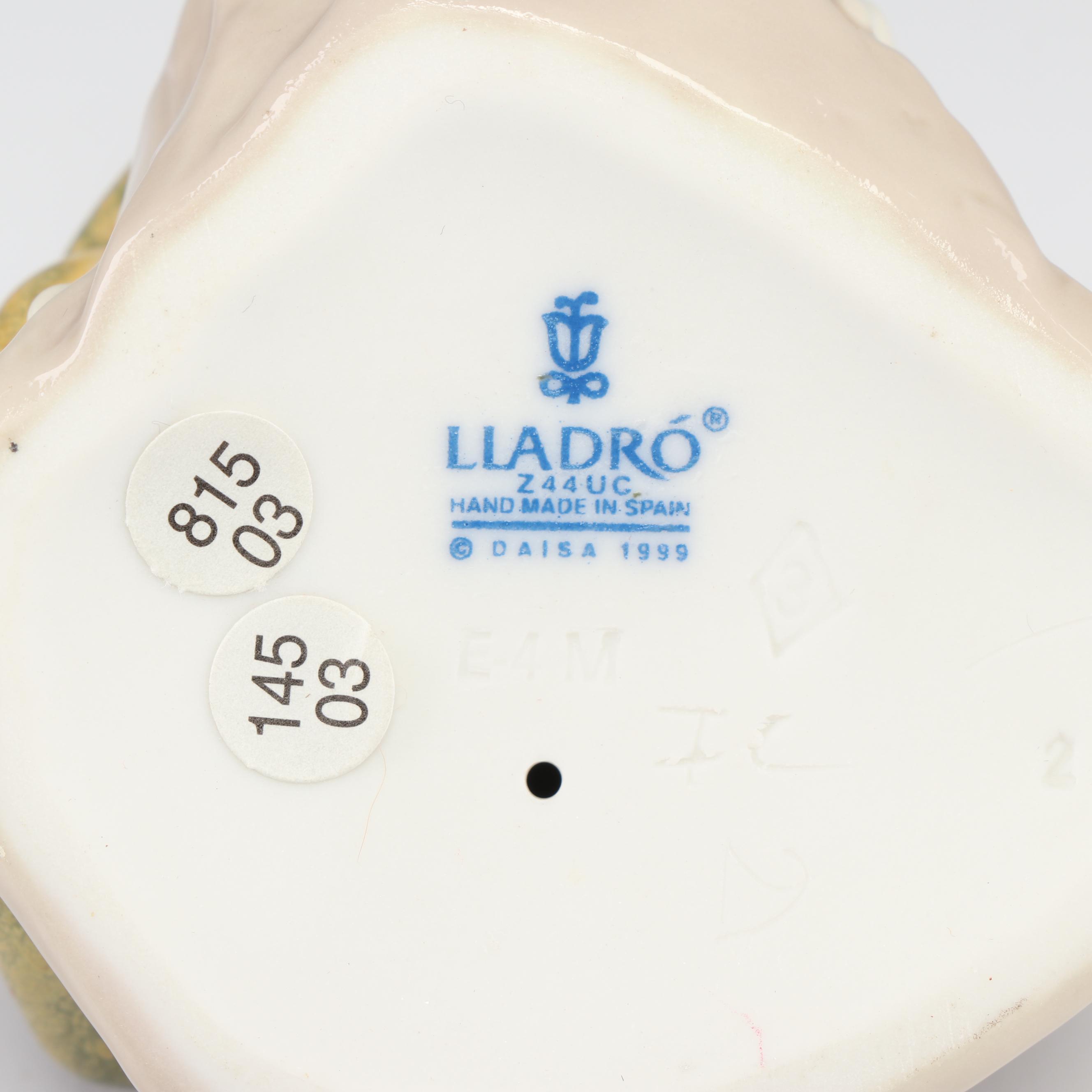 Lladró Porcelain Frog Figurine