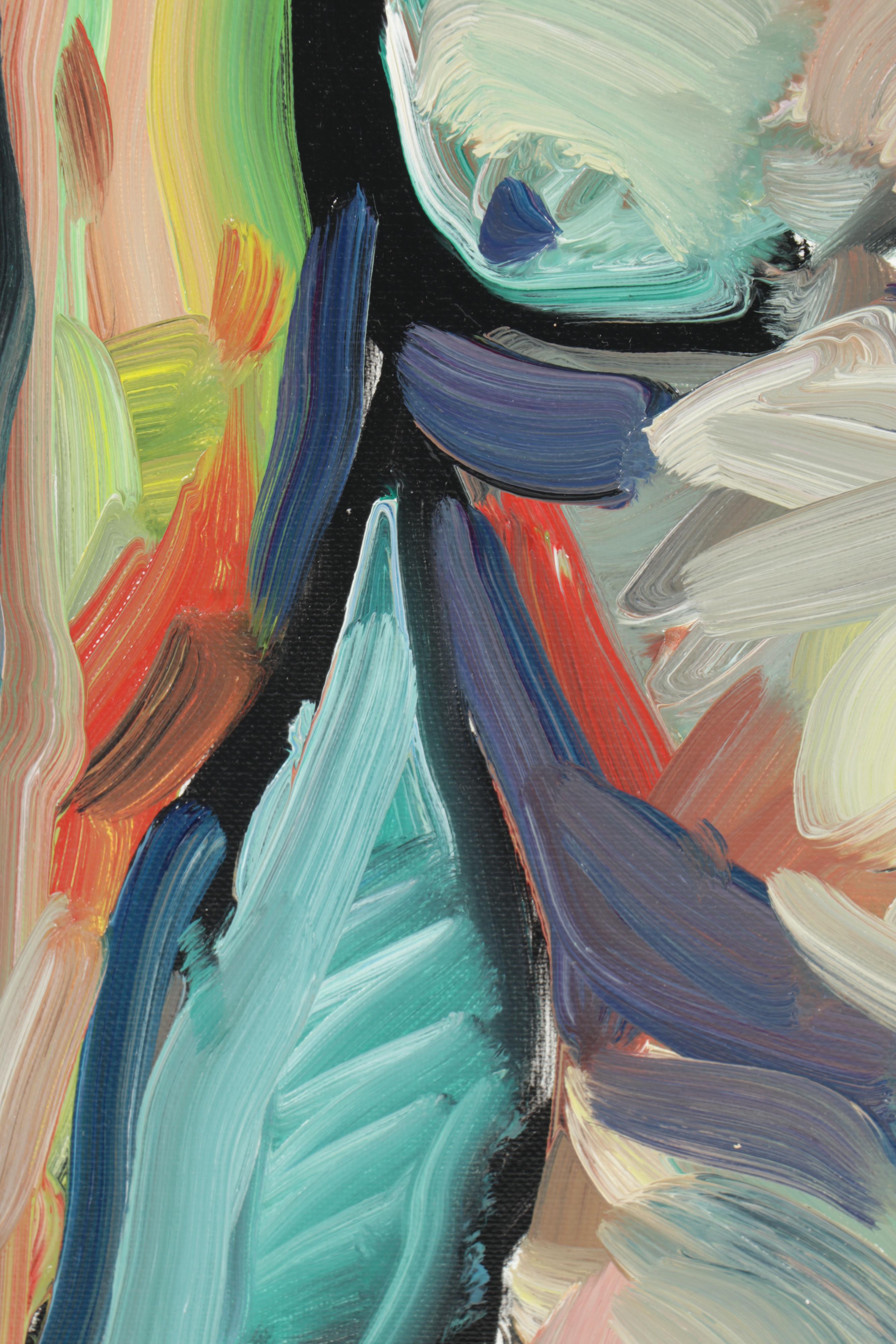 Jose Trujillo Oil Painting "Sitting Nude"