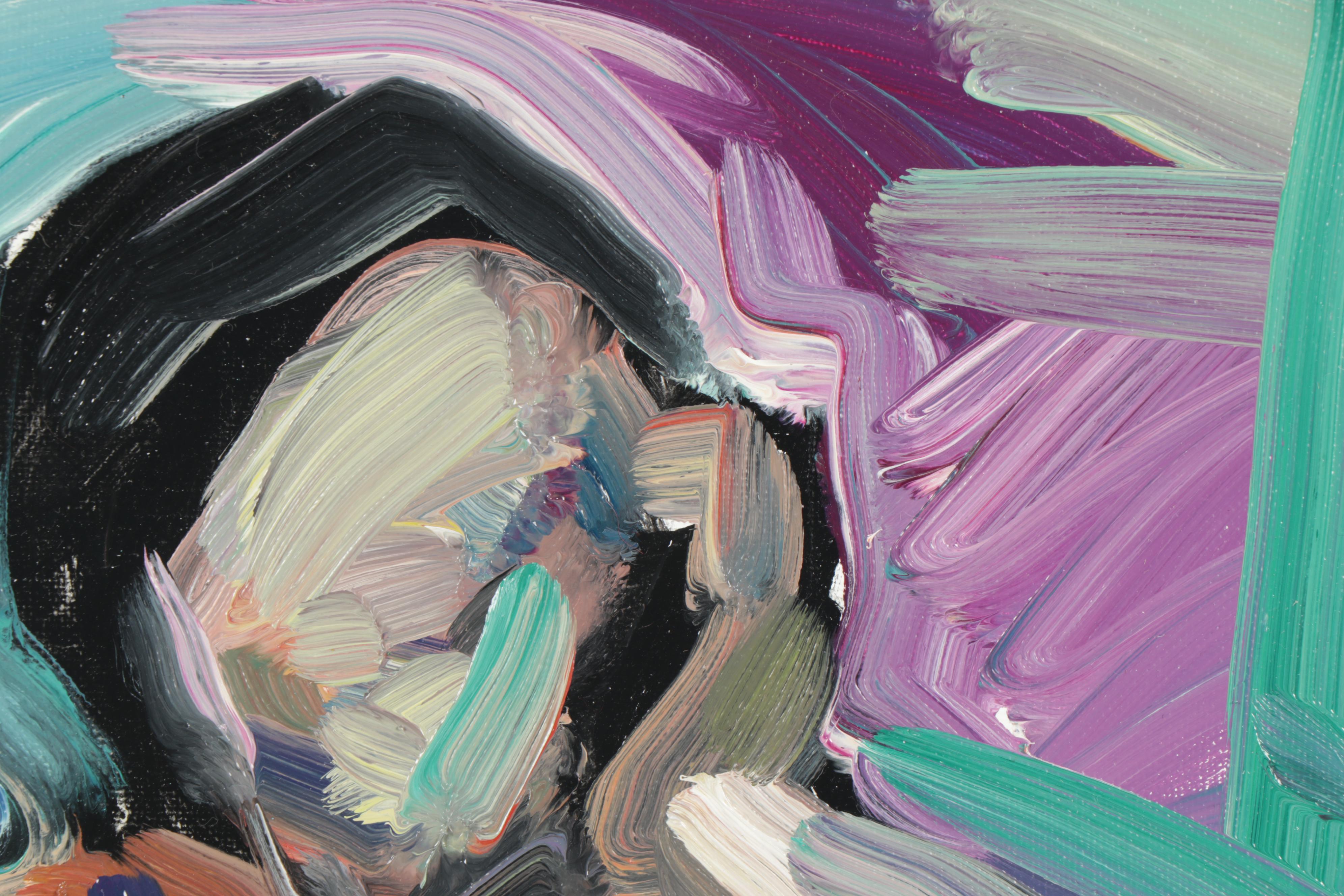 Jose Trujillo Oil Painting "Sitting Nude"