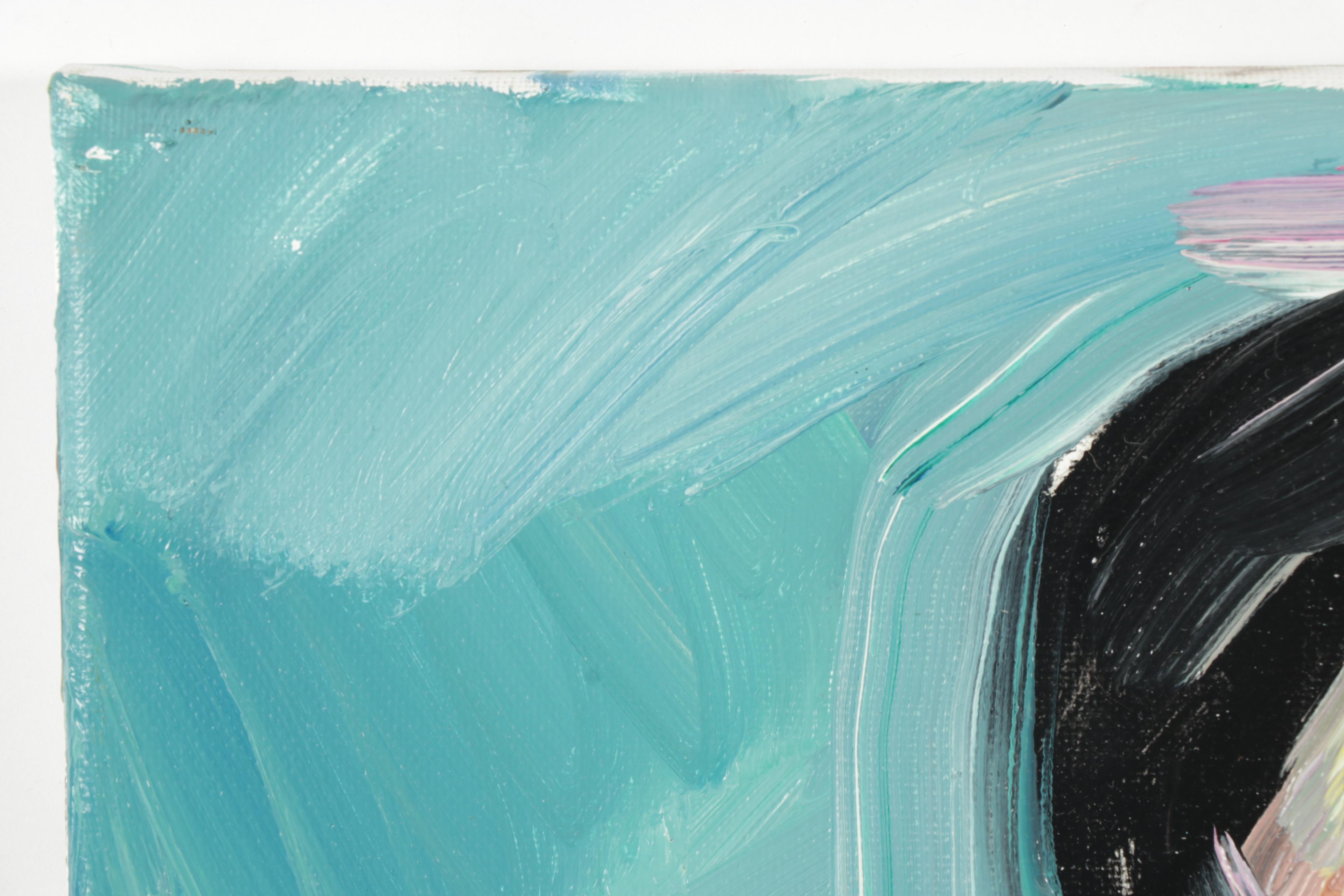 Jose Trujillo Oil Painting "Sitting Nude"