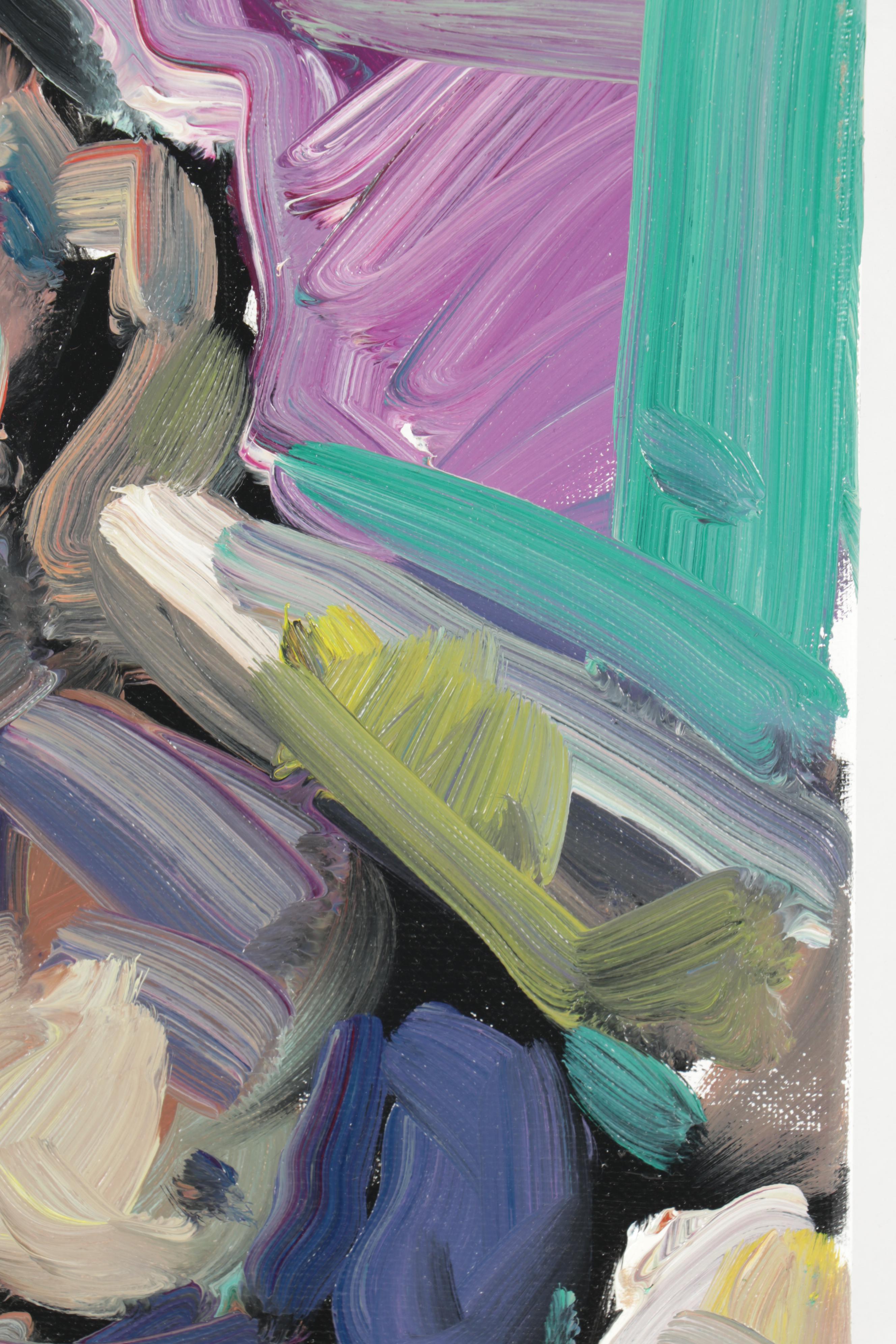 Jose Trujillo Oil Painting "Sitting Nude"