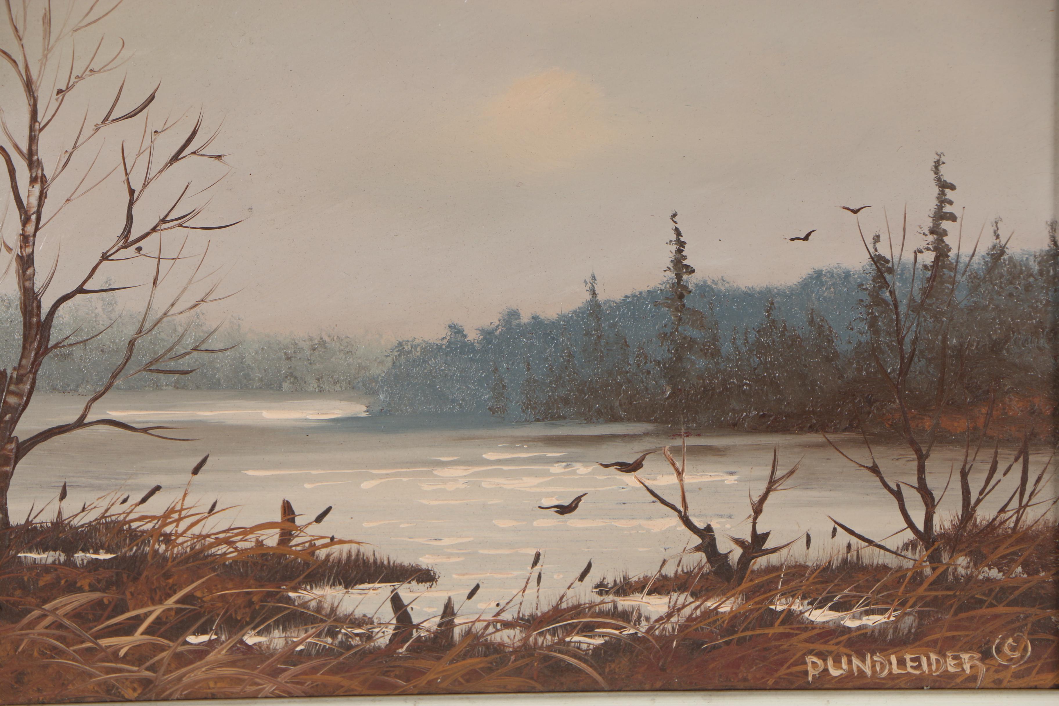 Heinz V. Pundleider Oil Painting "St. Lawrence", 1981