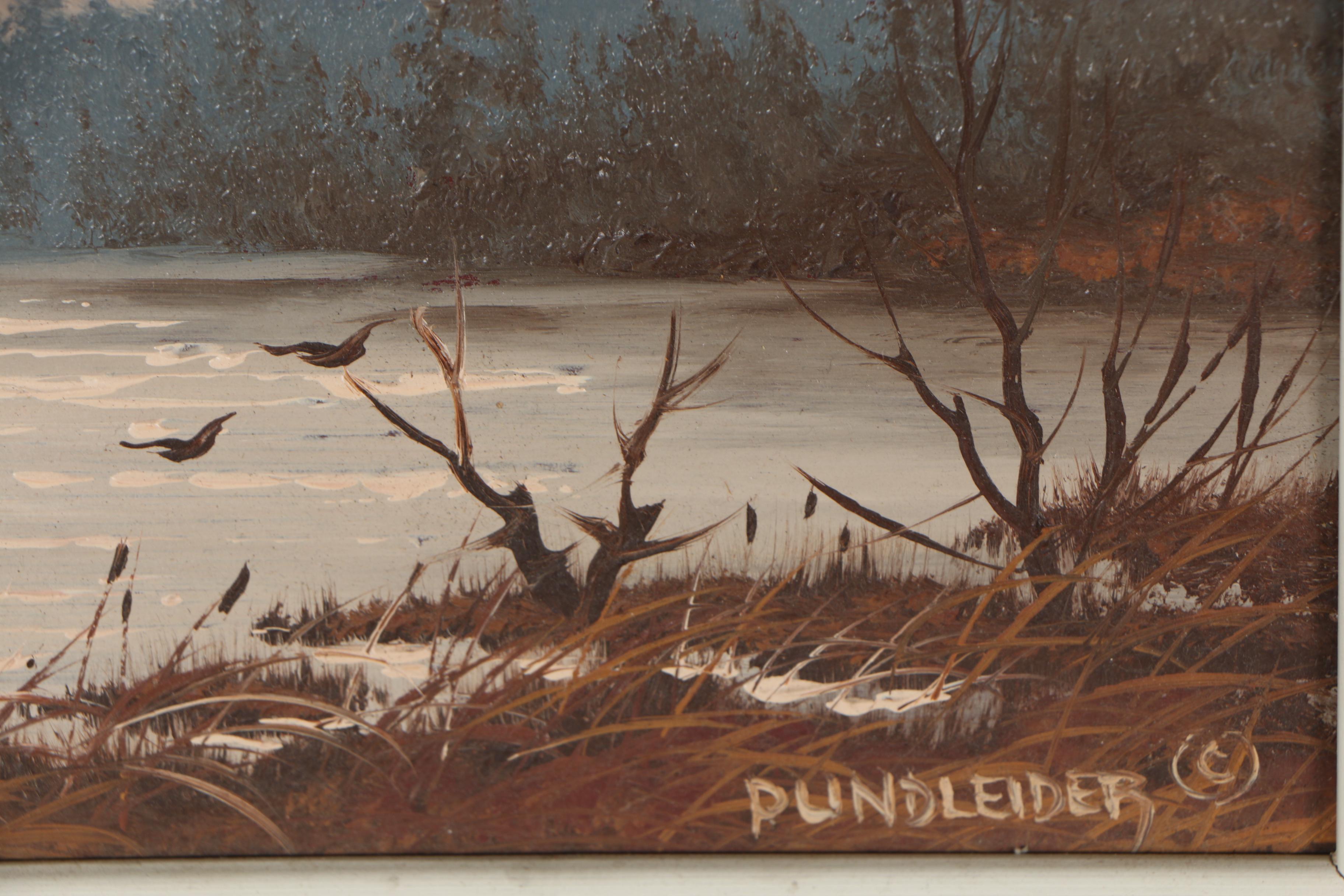 Heinz V. Pundleider Oil Painting "St. Lawrence", 1981