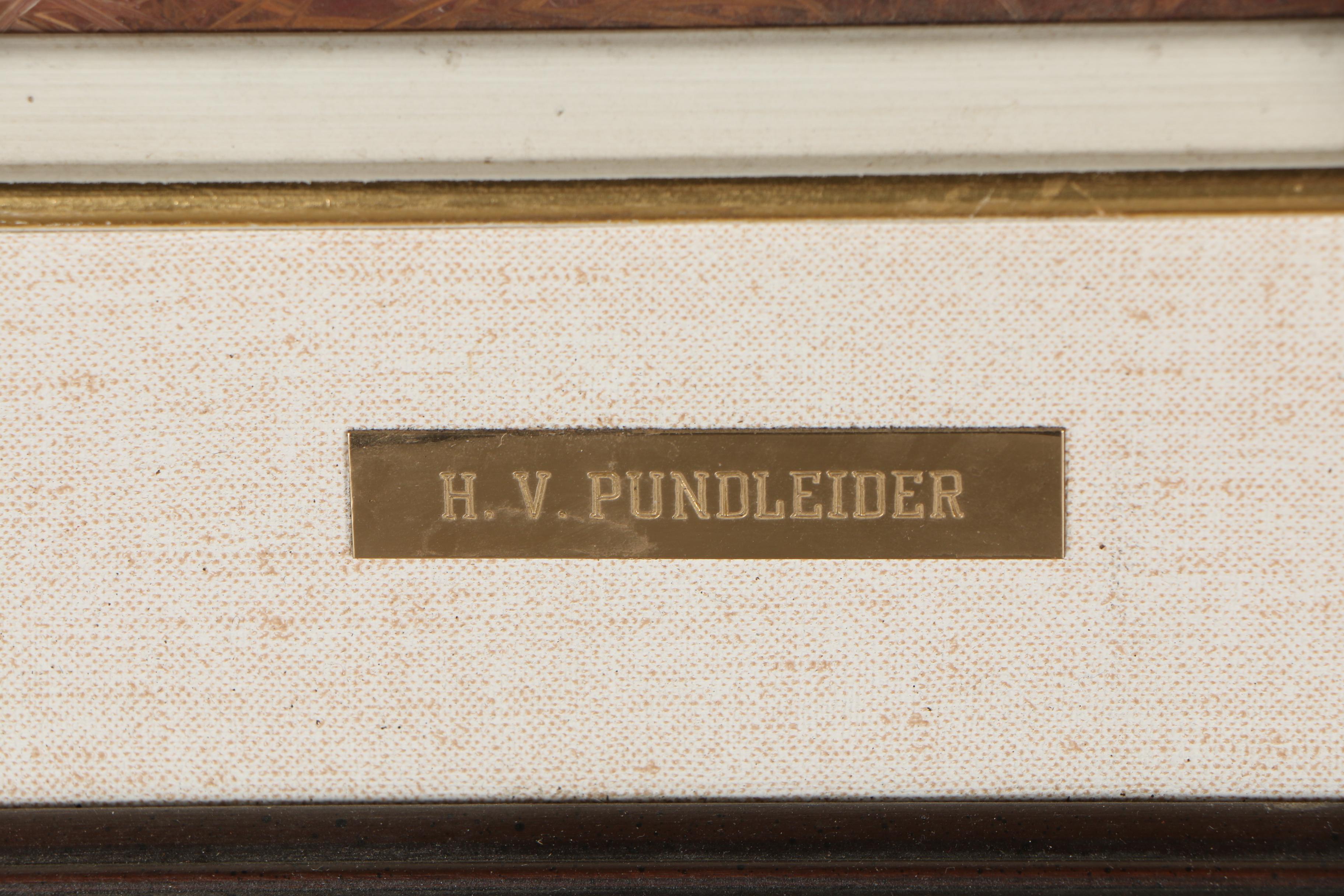 Heinz V. Pundleider Oil Painting "St. Lawrence", 1981