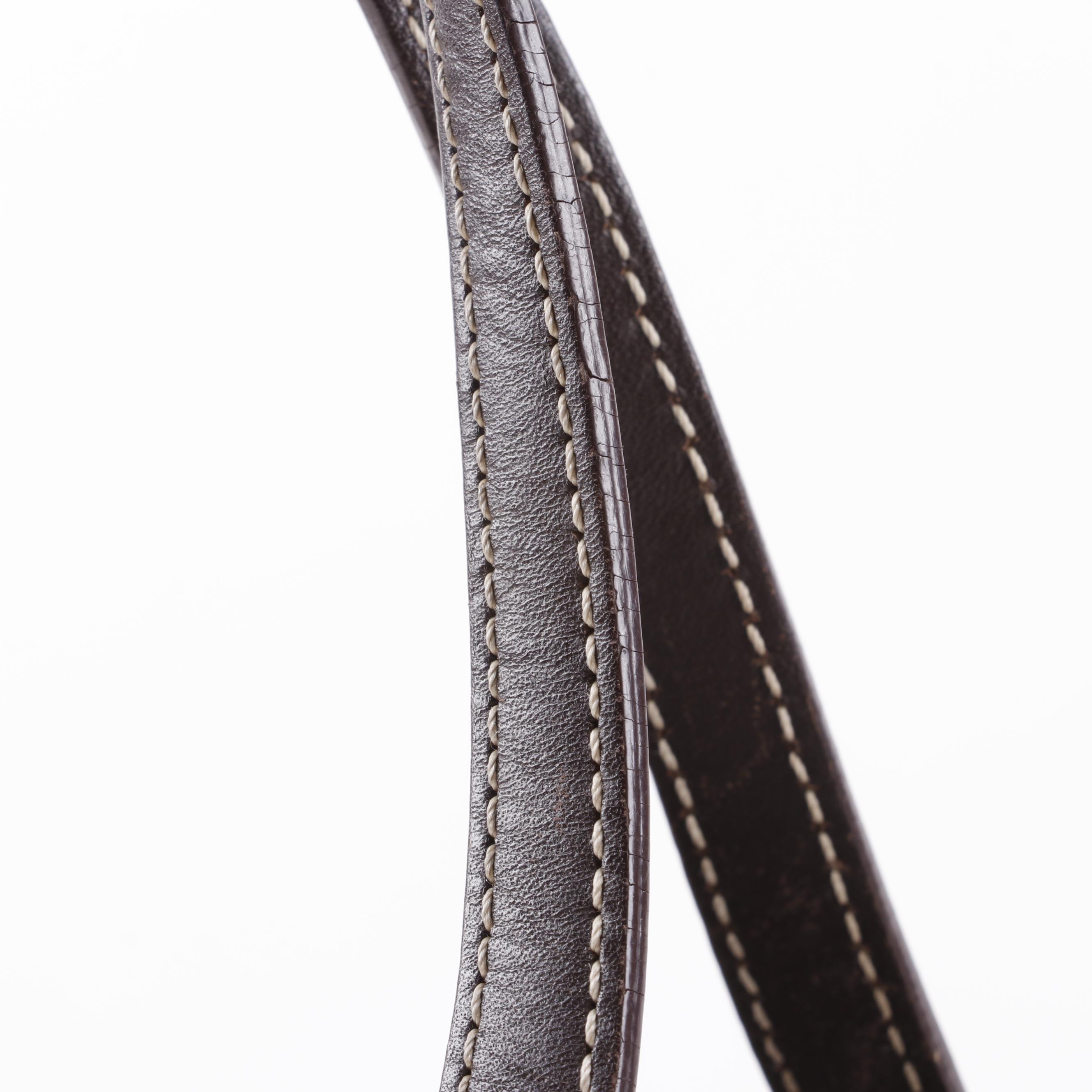 Coach Signature Canvas and Leather Tote Handbag