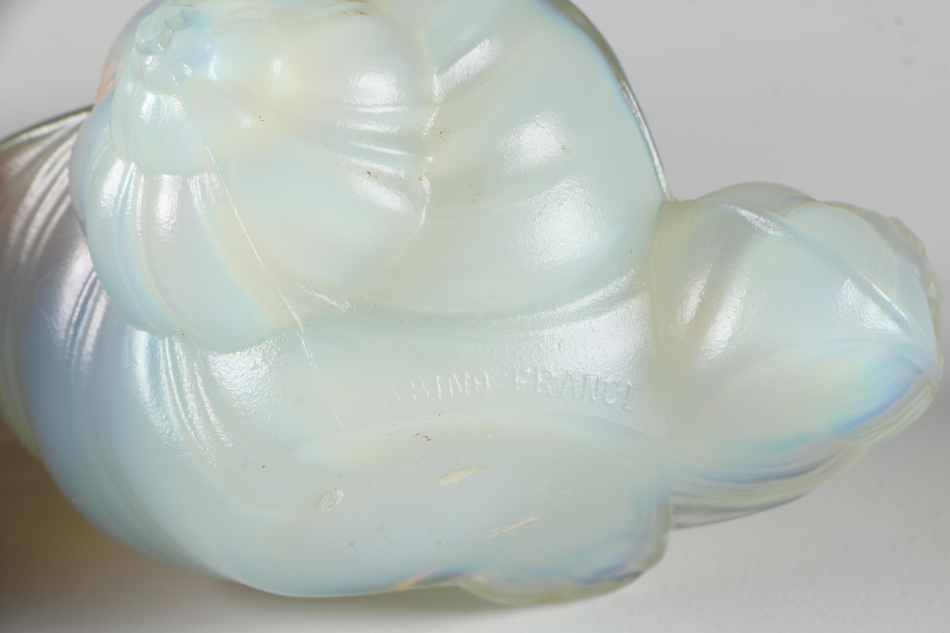 Sabino Art Deco Opalescent Glass Animal Figurines
