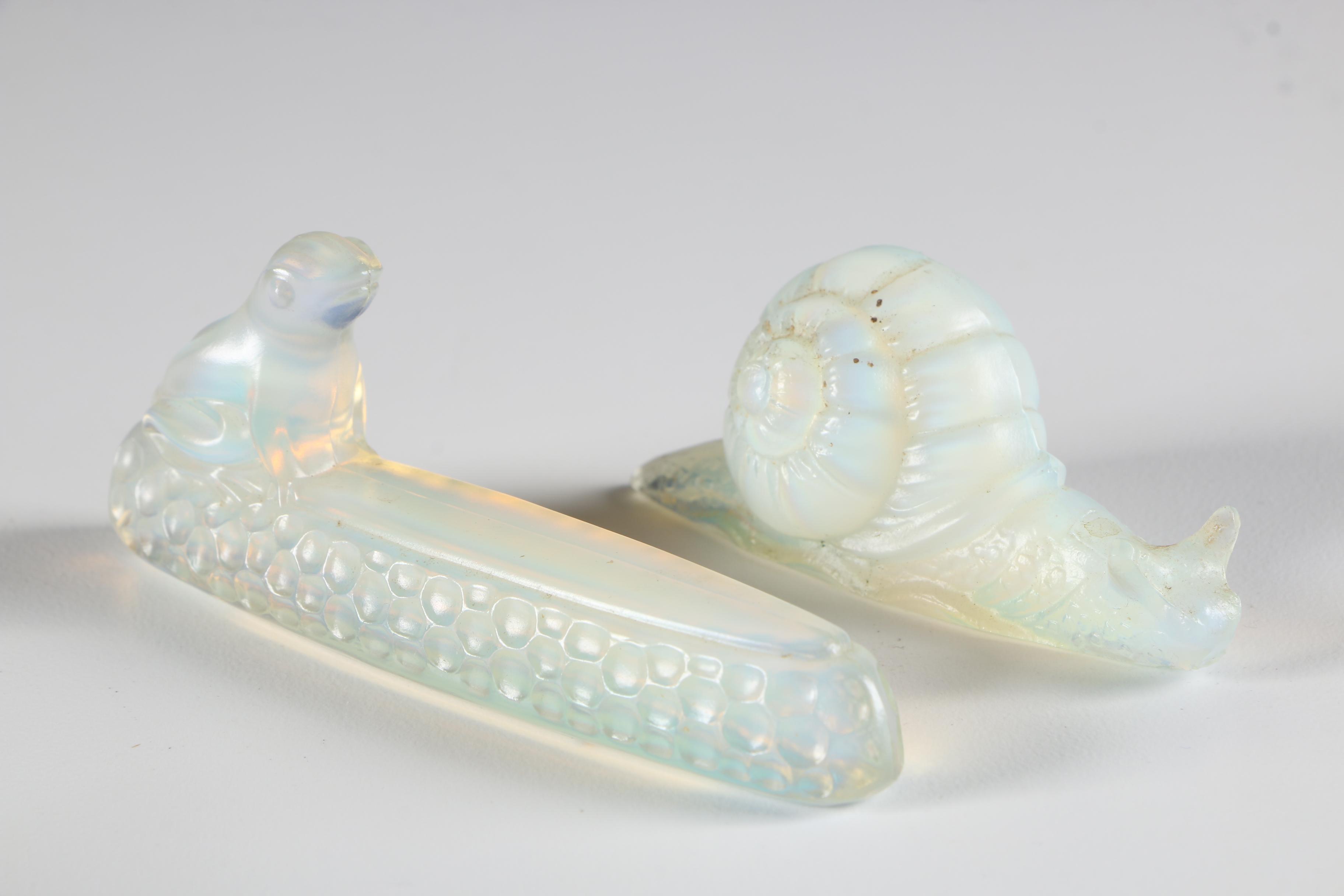 Sabino Art Deco Opalescent Glass Animal Figurines