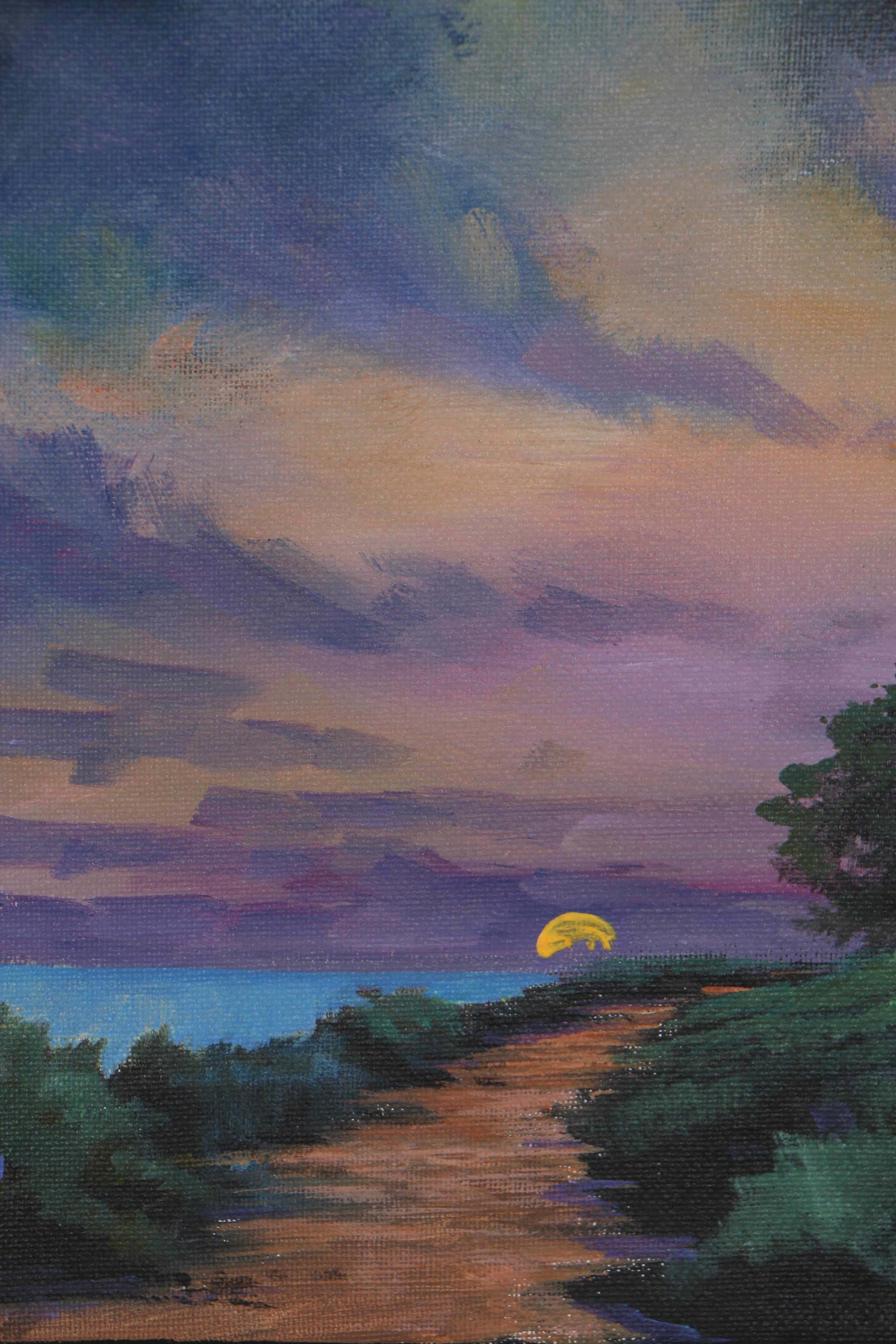 Douglas “Bumo” Johnpeer Oil Painting "Beach Access"