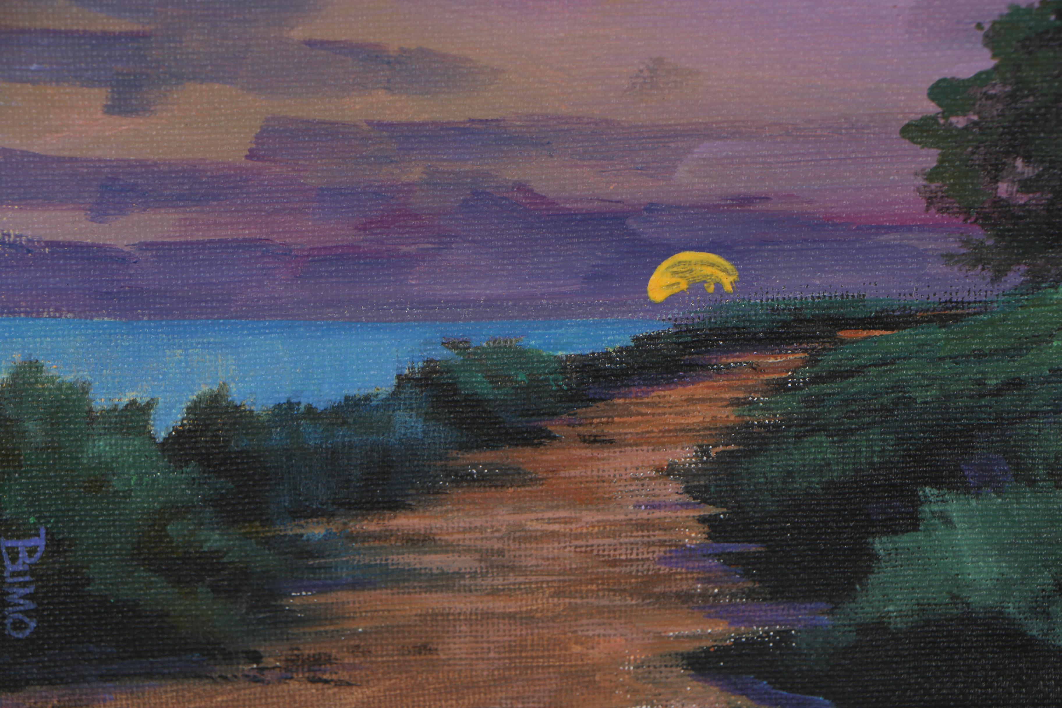 Douglas “Bumo” Johnpeer Oil Painting "Beach Access"