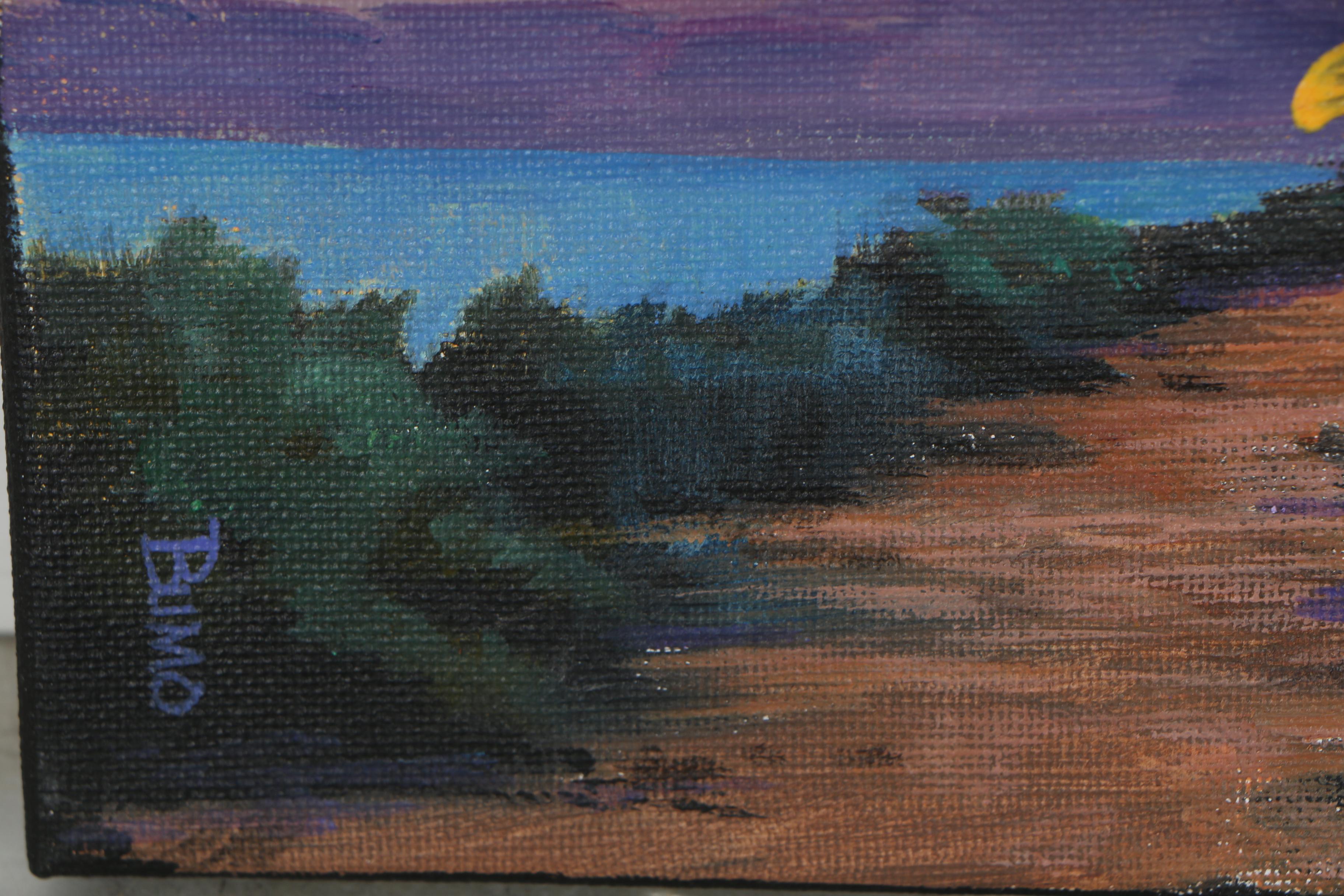 Douglas “Bumo” Johnpeer Oil Painting "Beach Access"