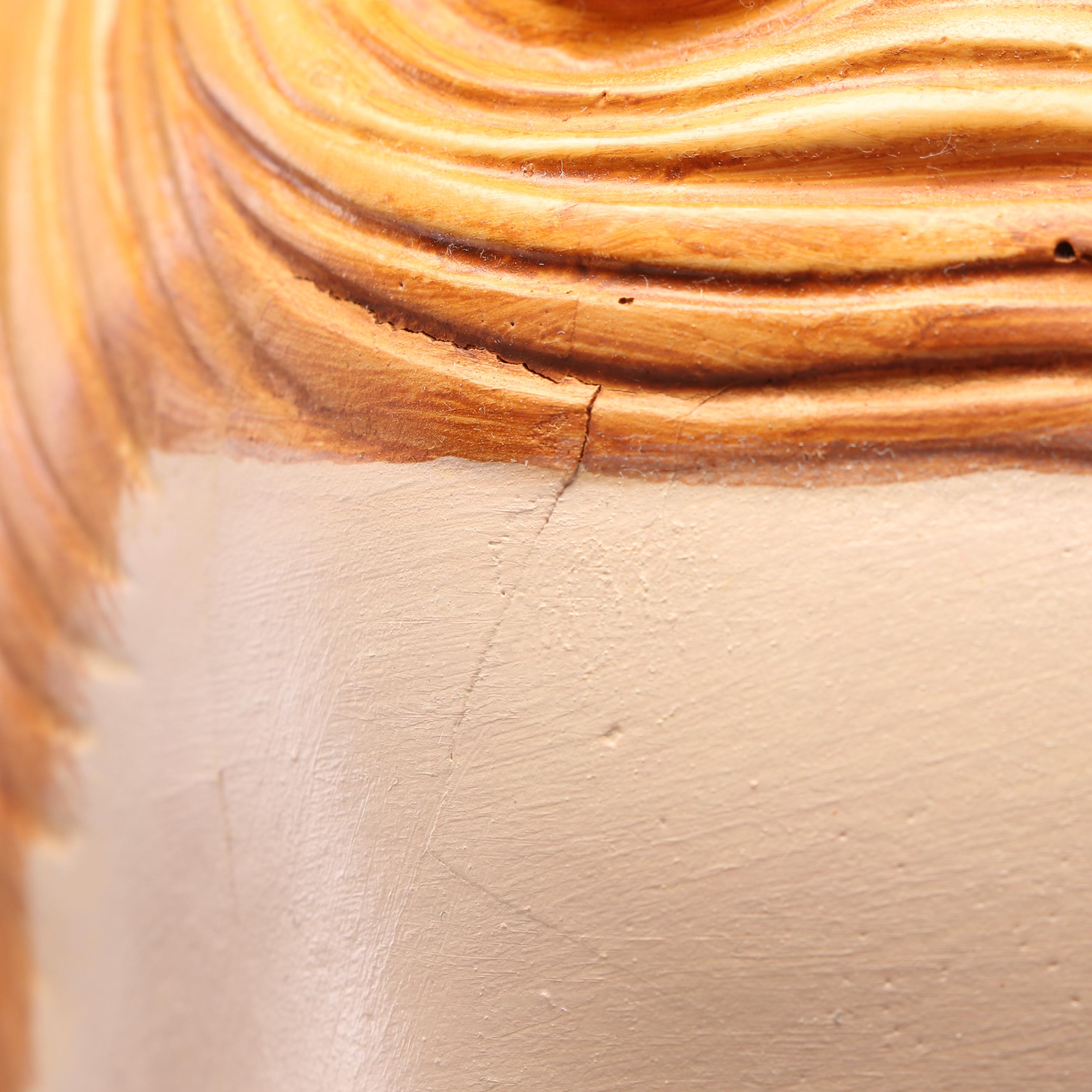 Plaster Female Mannequin Head, Mid-20th Century