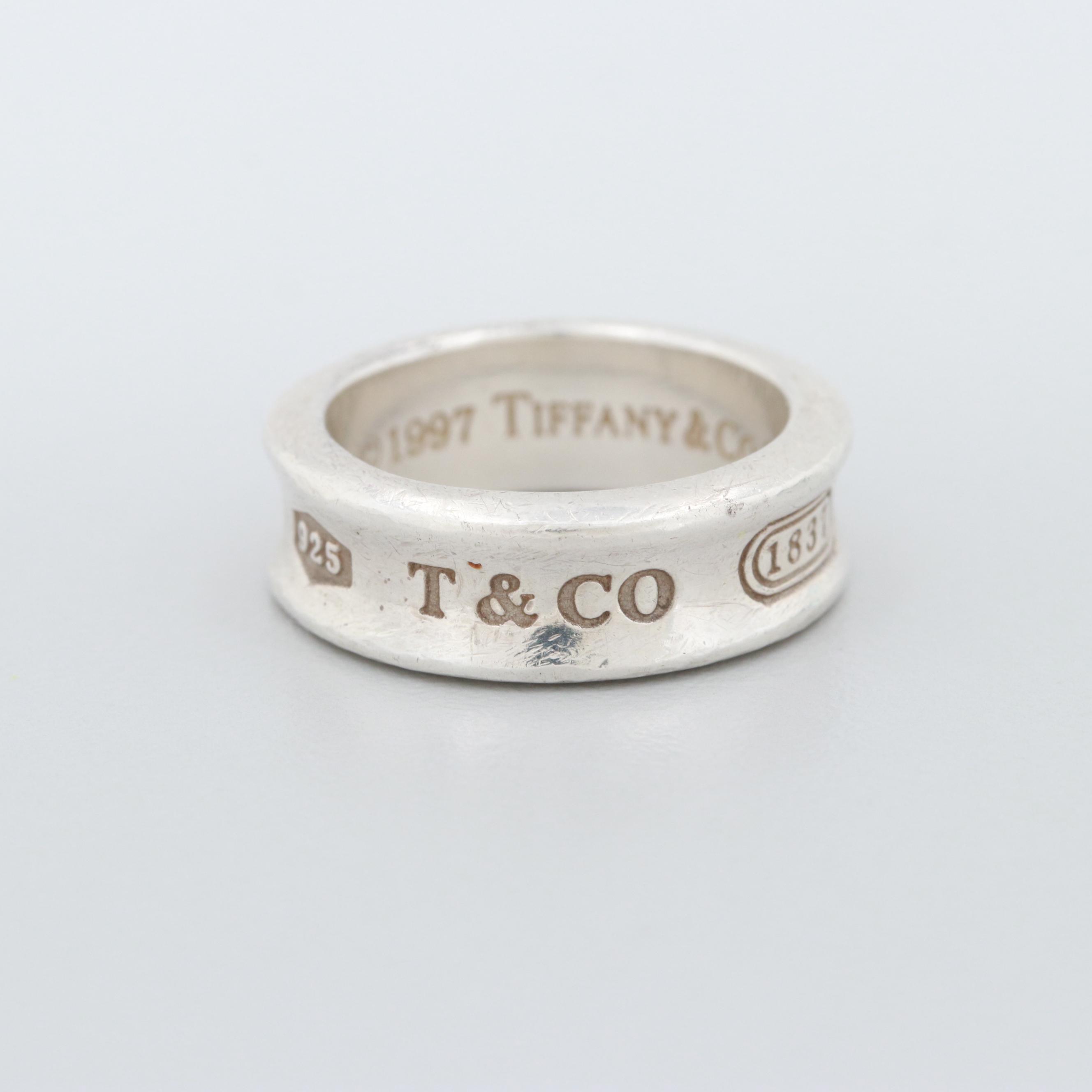 Tiffany & Co. "1837" Collection Sterling Silver Band
