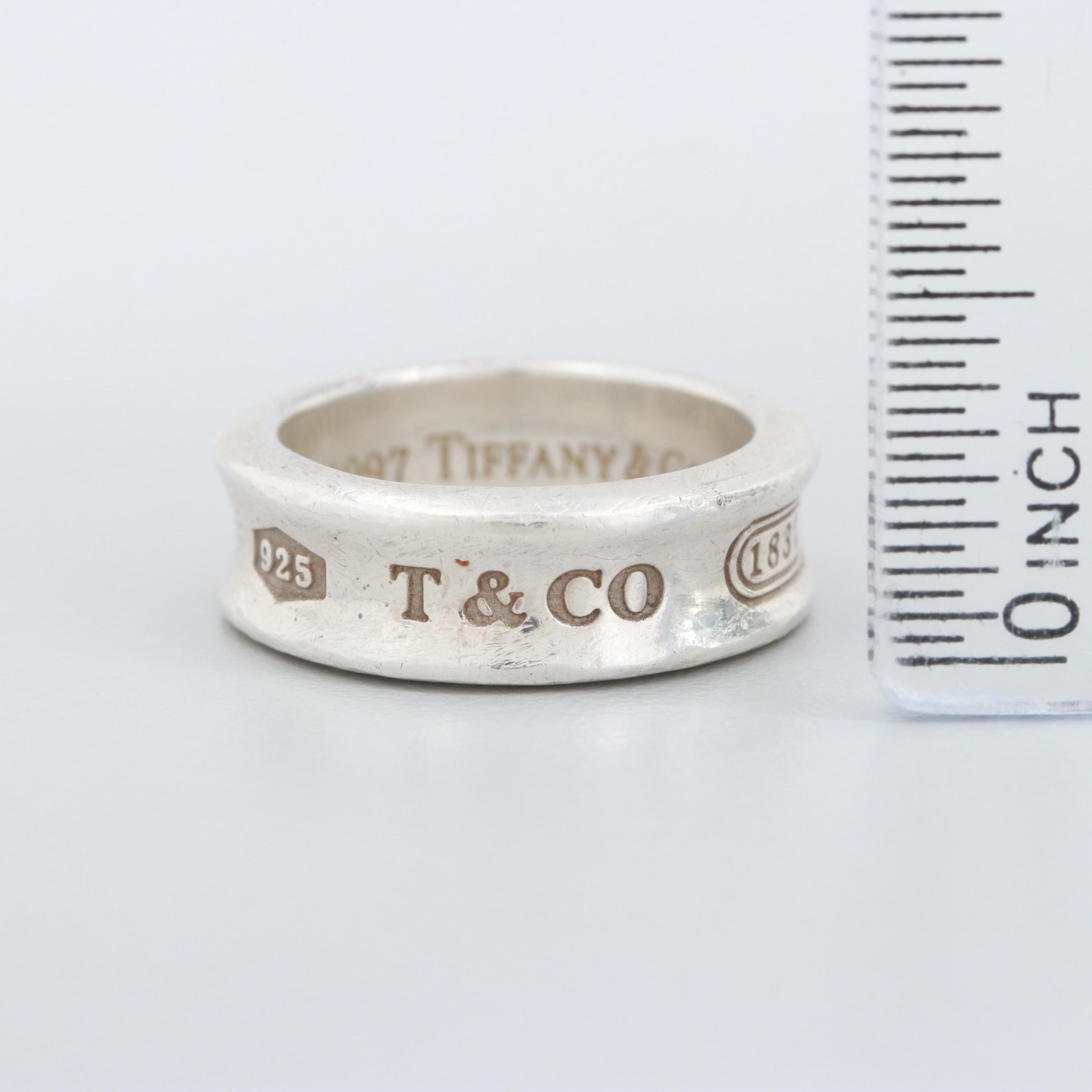 Tiffany & Co. "1837" Collection Sterling Silver Band