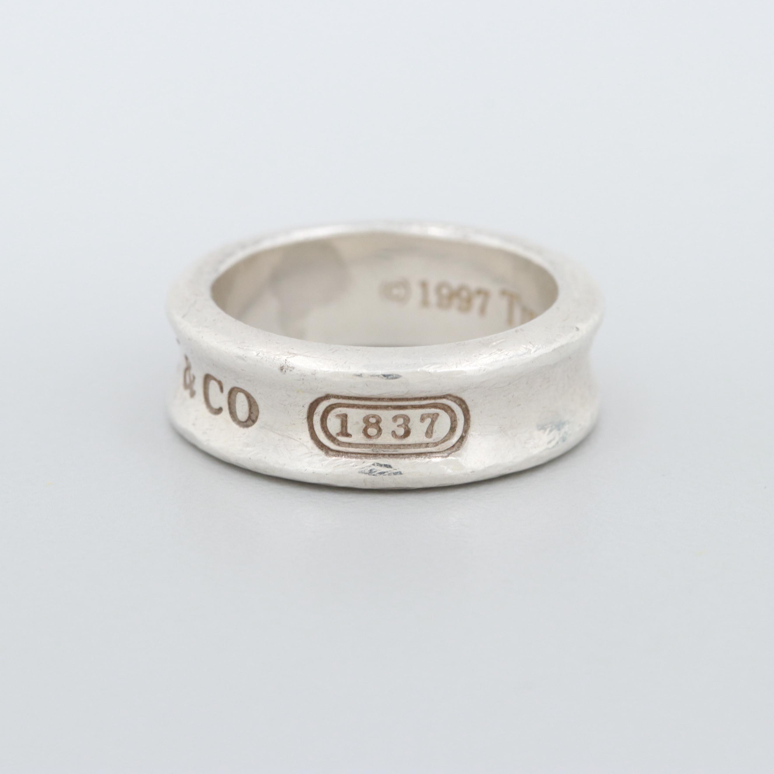 Tiffany & Co. "1837" Collection Sterling Silver Band
