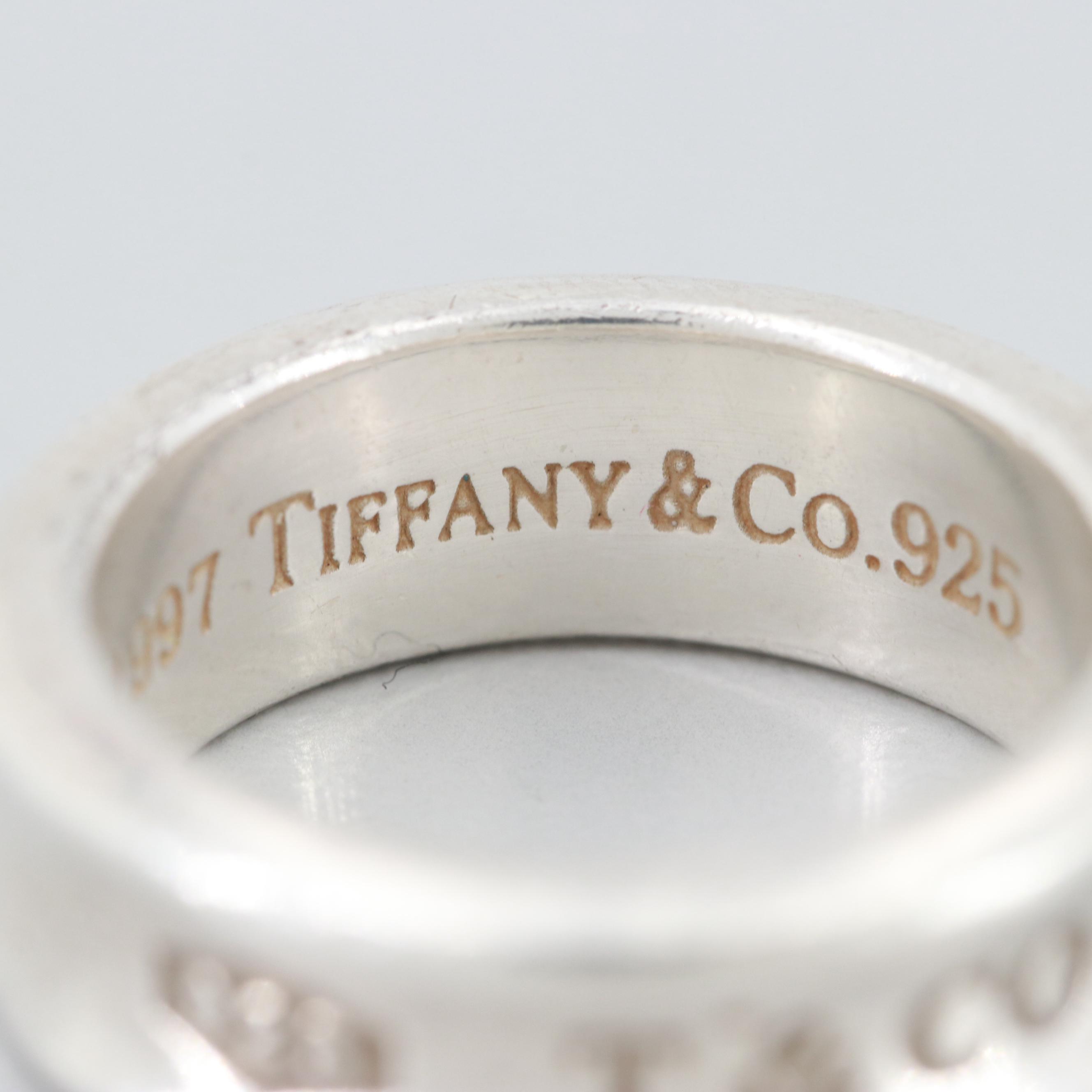 Tiffany & Co. "1837" Collection Sterling Silver Band