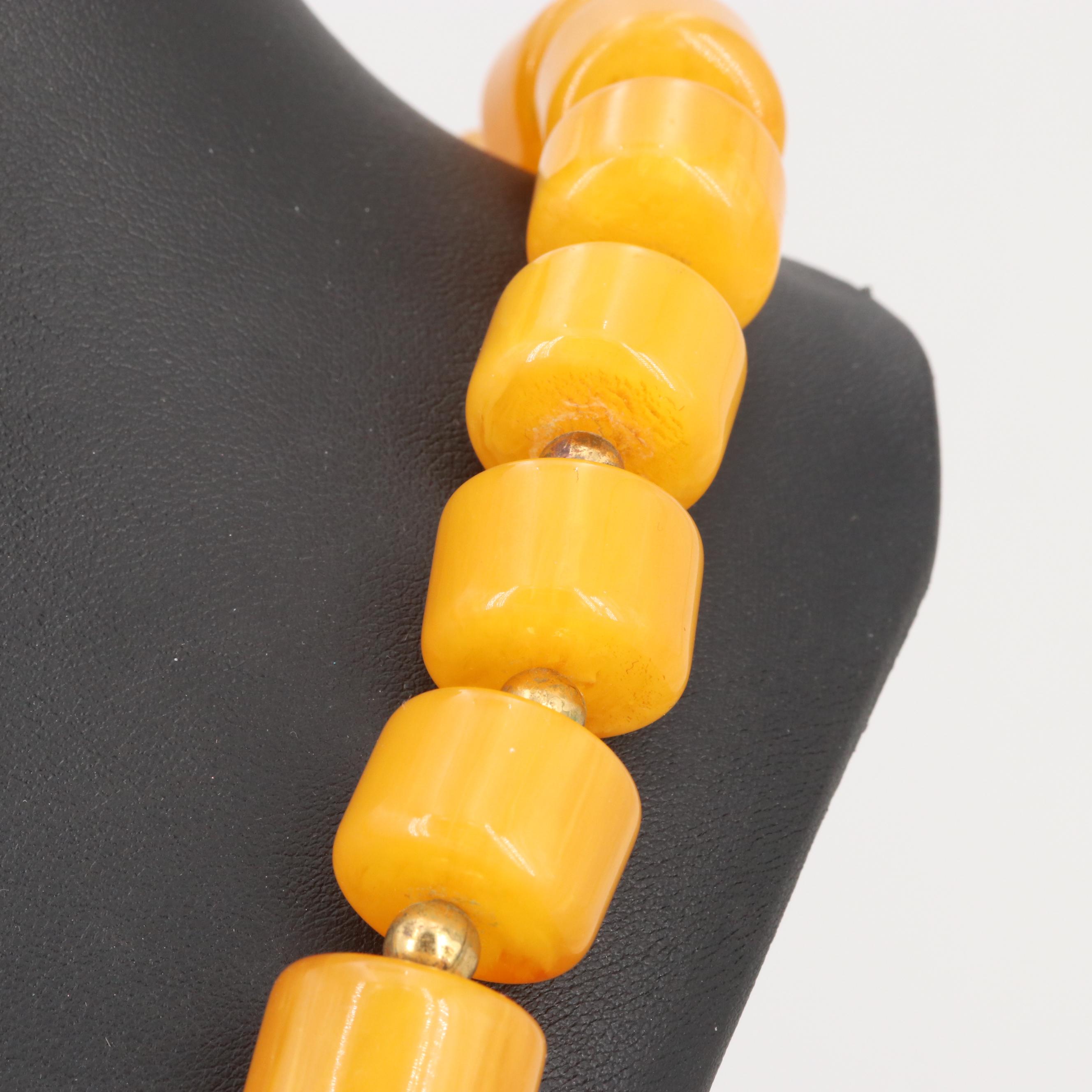 Vintage Bakelite Bead Necklace