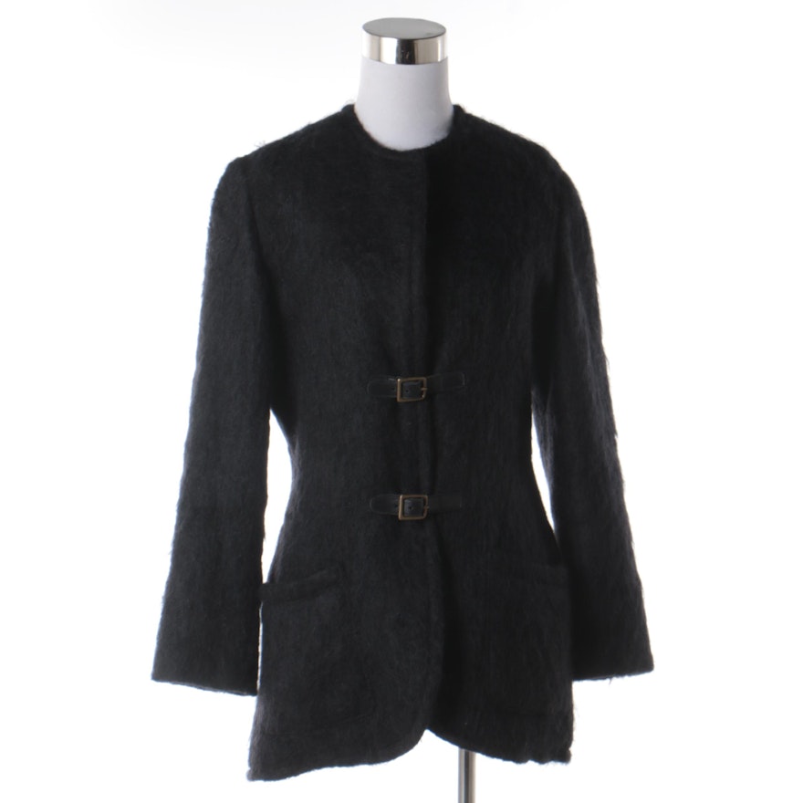 Women's RALPH Ralph Lauren Black Mohair Jacket