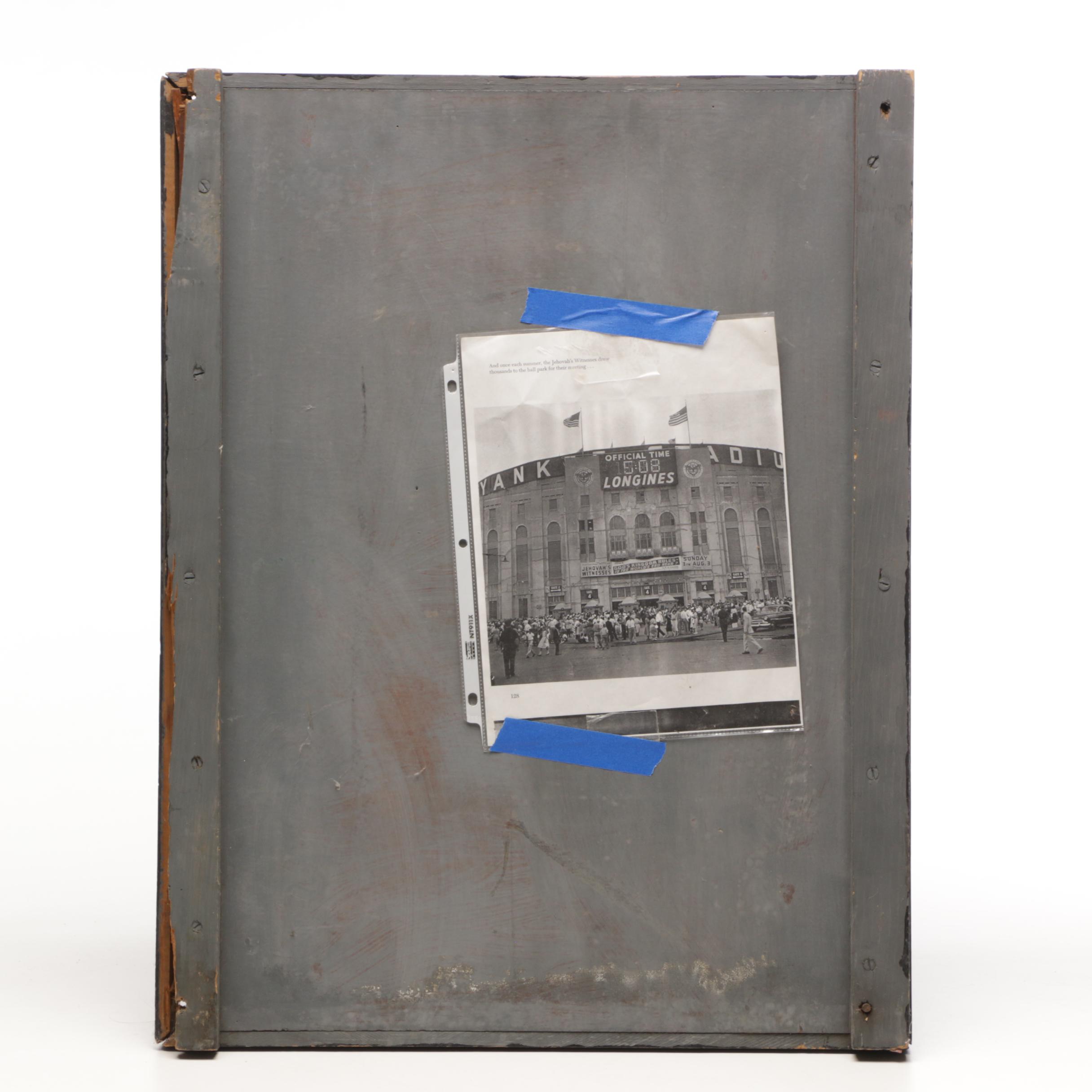 Number 4 Gate Sign From Yankee Stadium