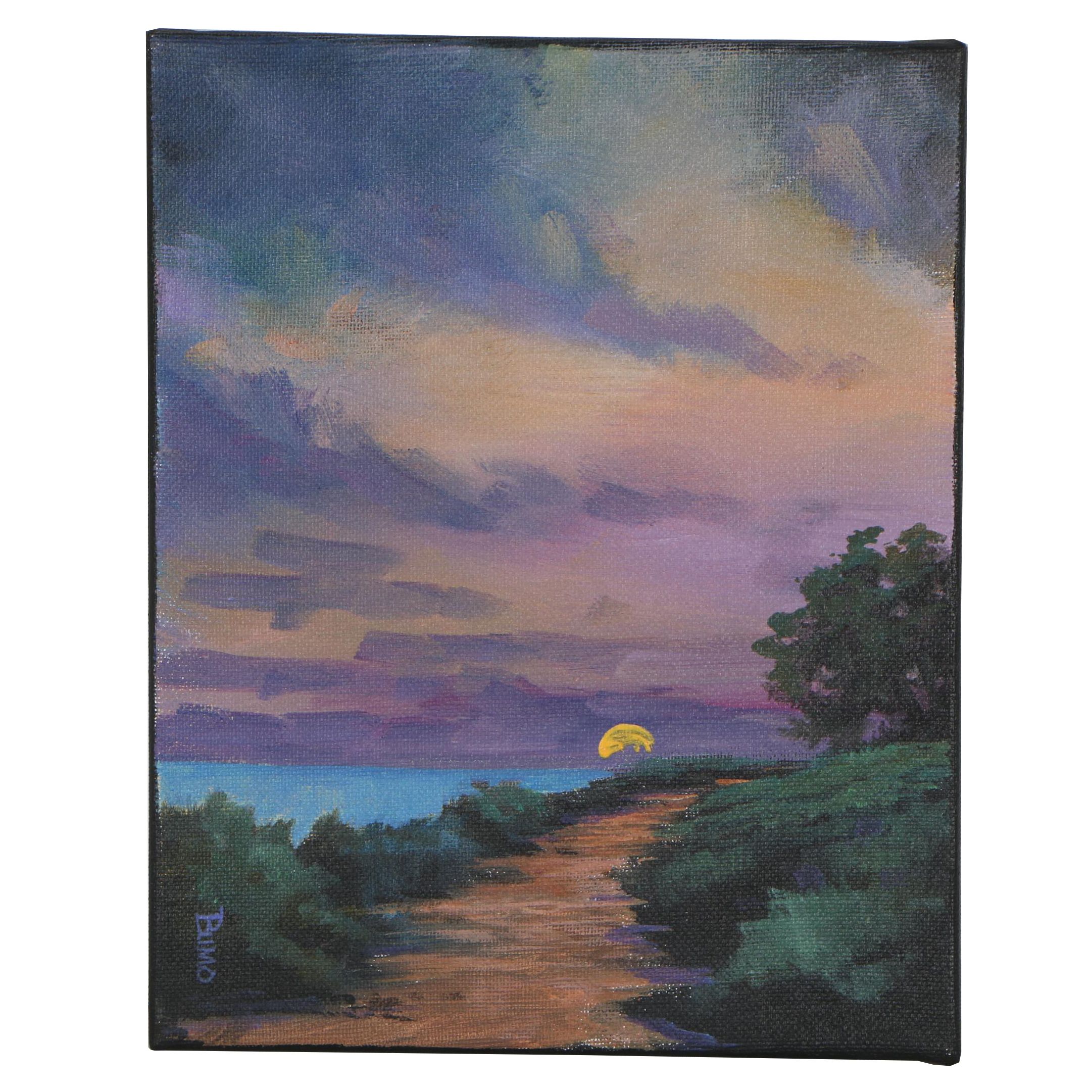 Douglas “Bumo” Johnpeer Oil Painting "Beach Access"